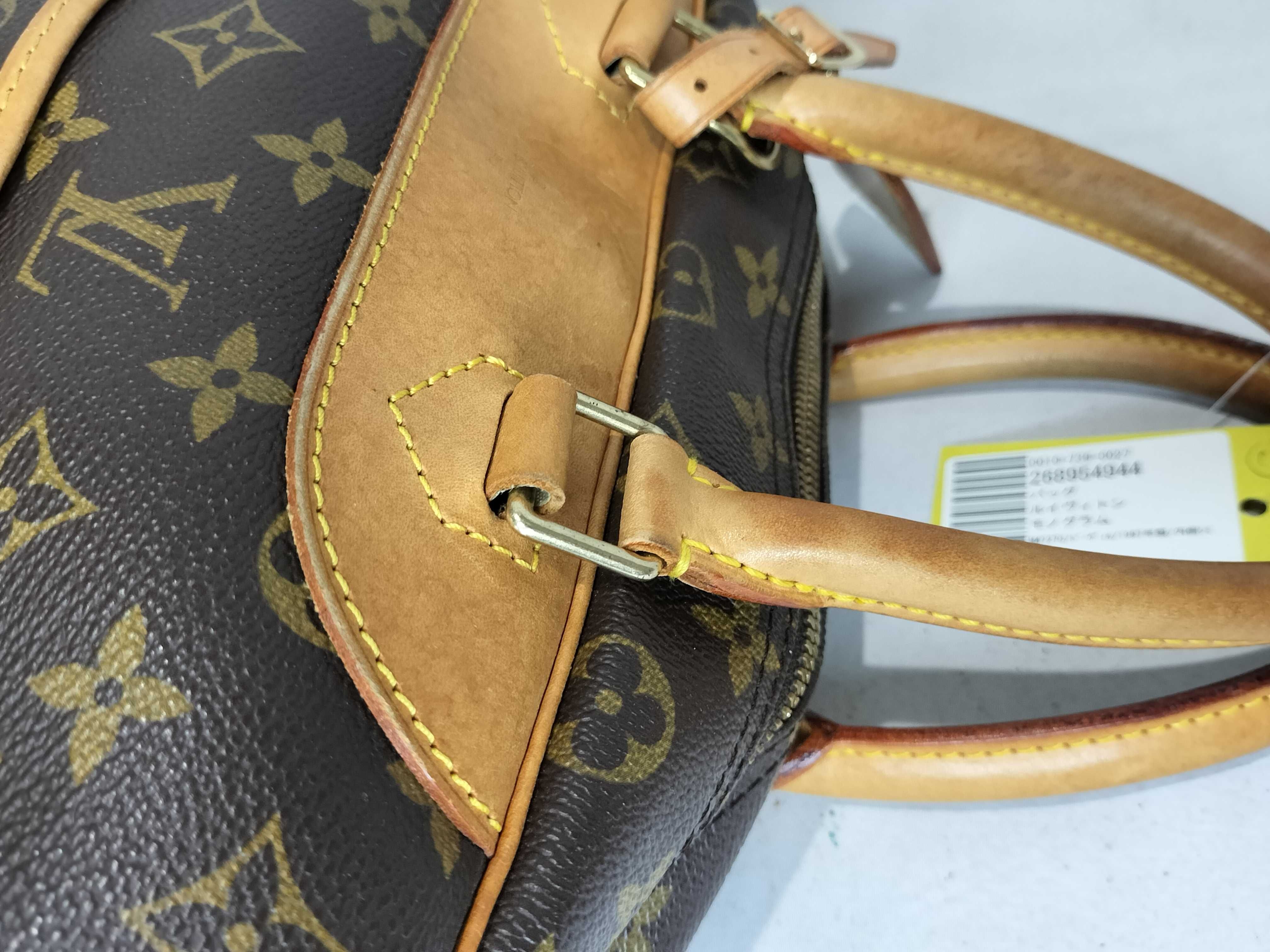 Monogram M47270/Deauville/Made in 1997/Interior stains Handbag — view 6