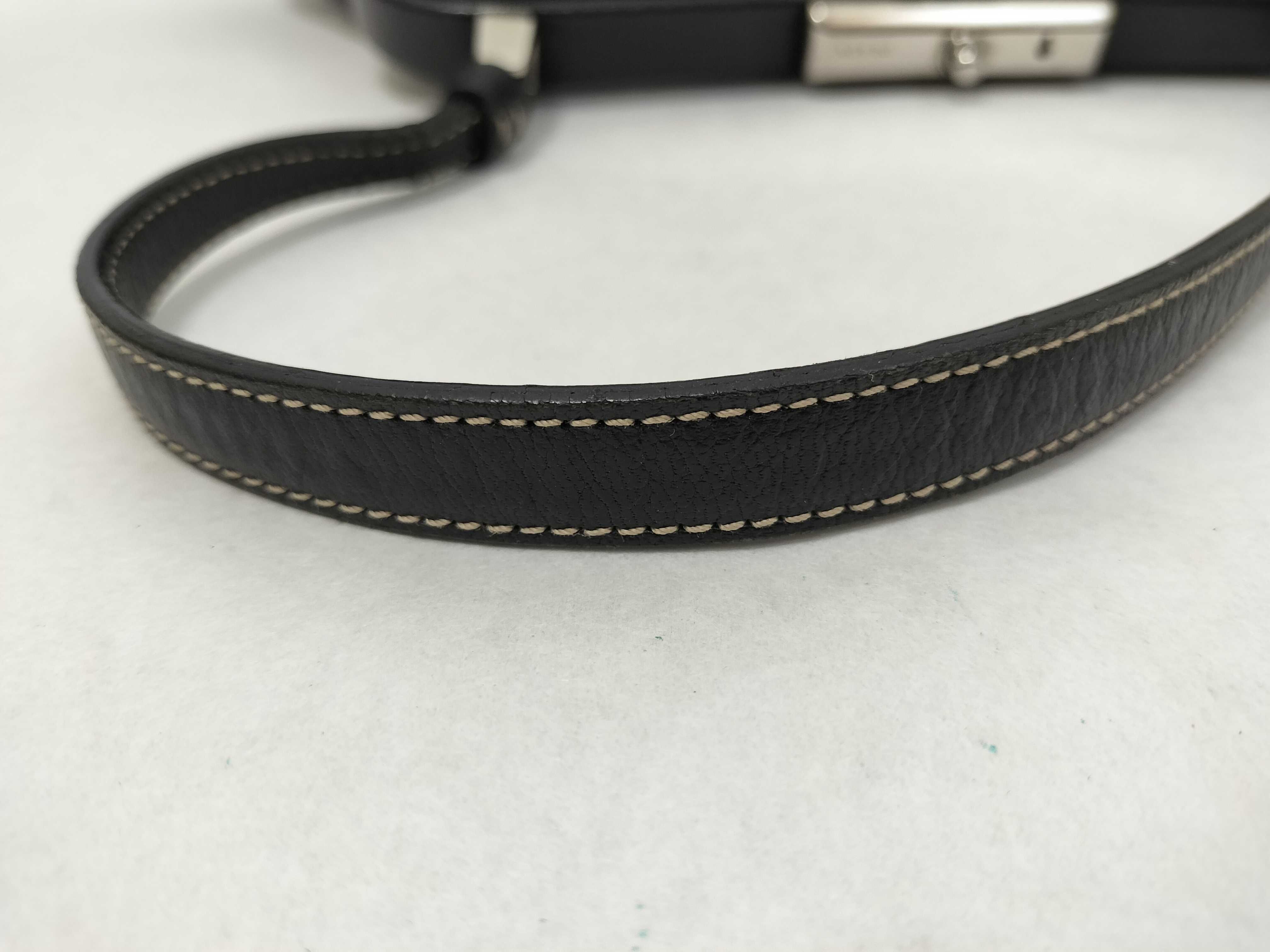Leather Push-Lock Clochette Key Black Handbag — view 4