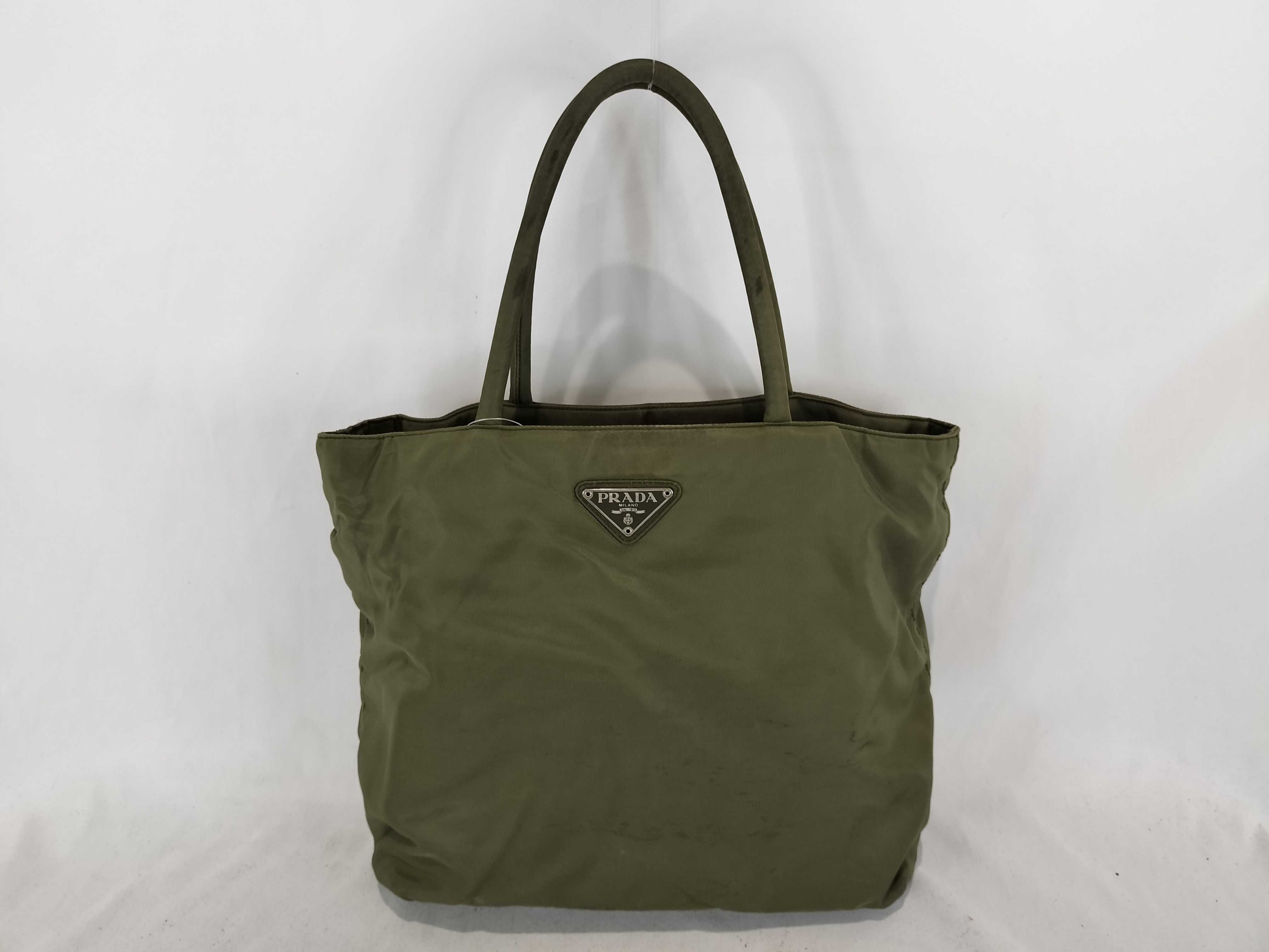 Nylon Handbag, Khaki