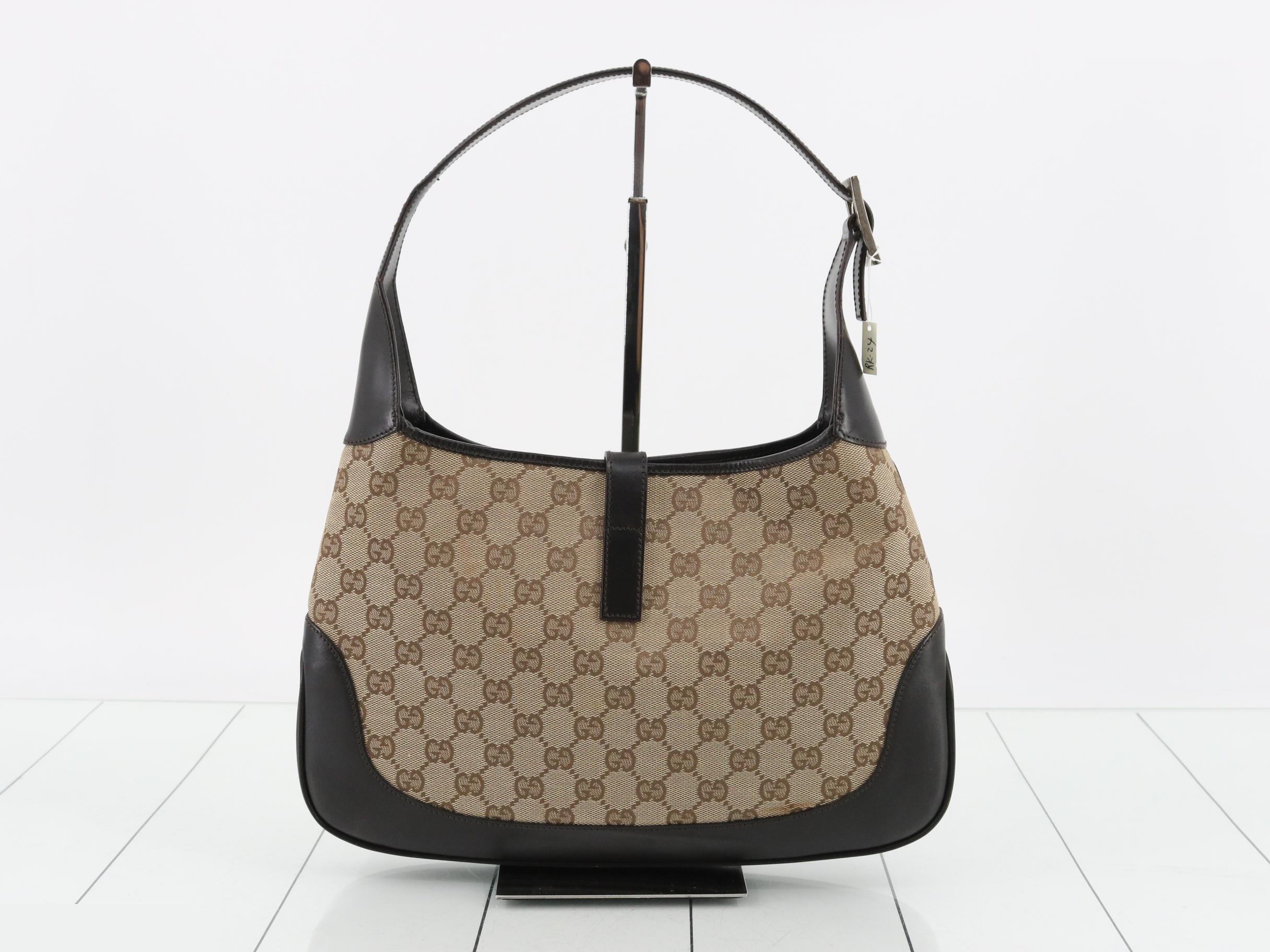 Jackie Sherry Line GG Canvas Old Model One-Shoulder Bag — view 2