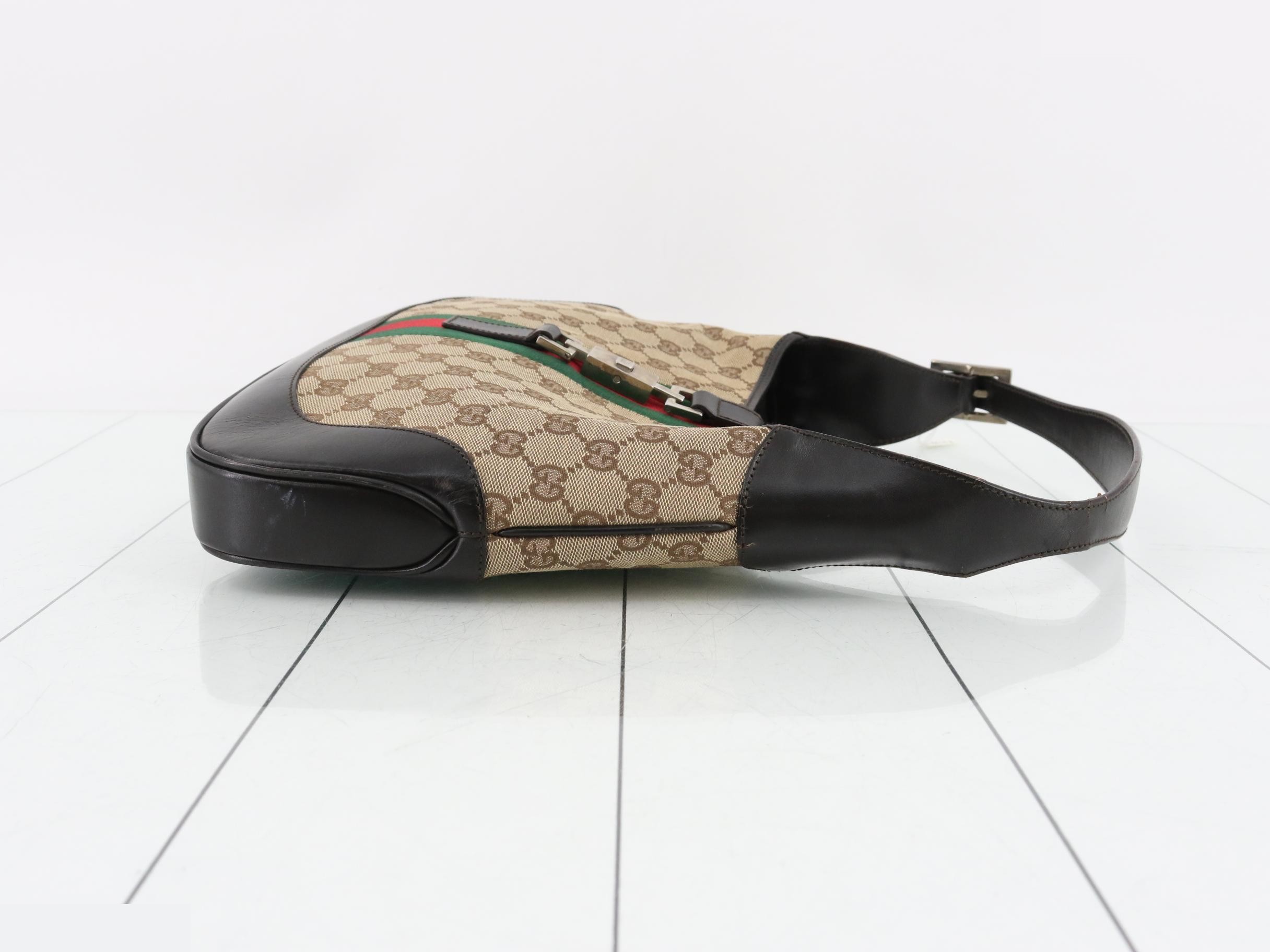 Jackie Sherry Line GG Canvas Old Model One-Shoulder Bag — view 3