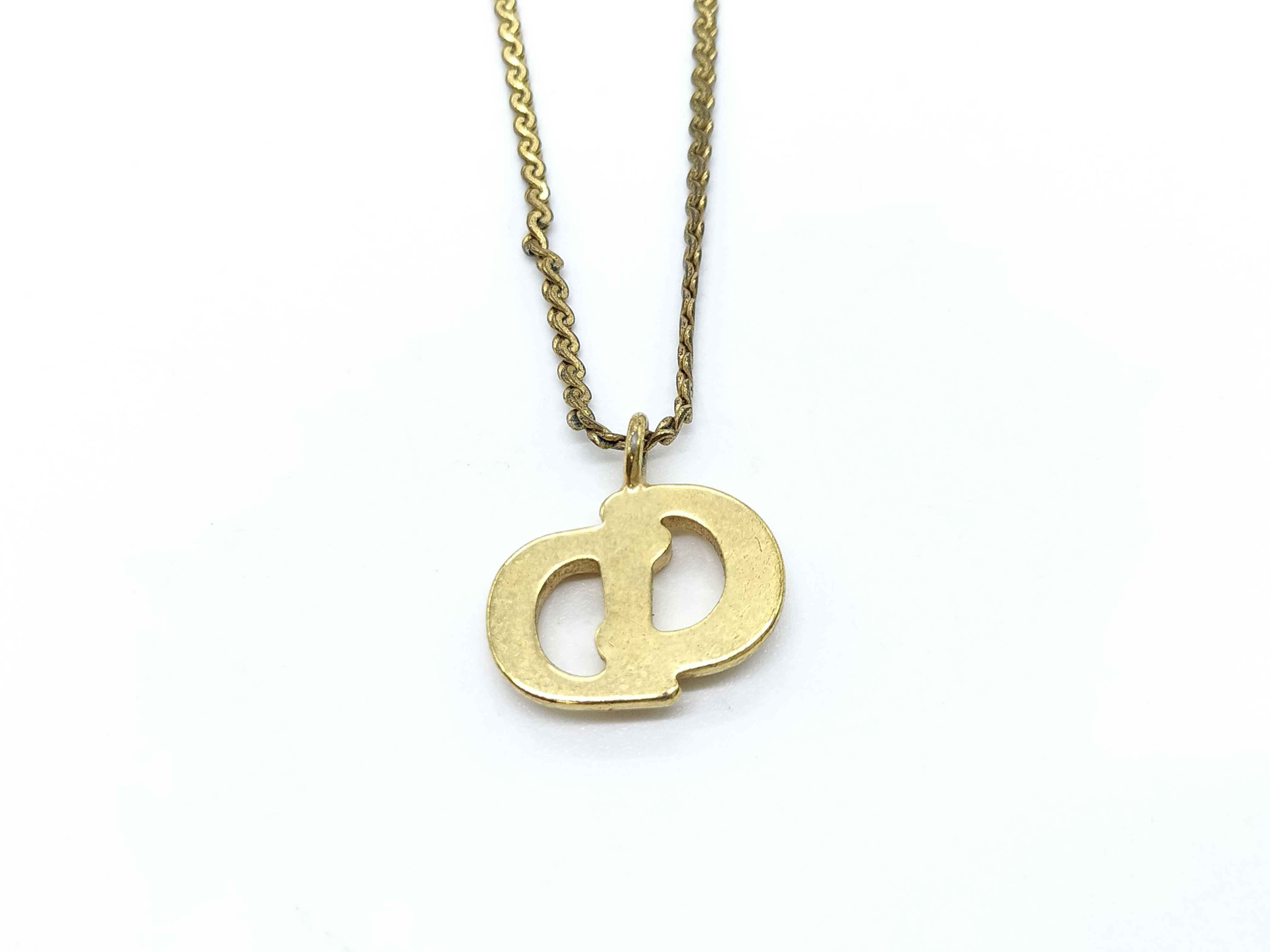 CD Necklace Gold Necklace — view 2