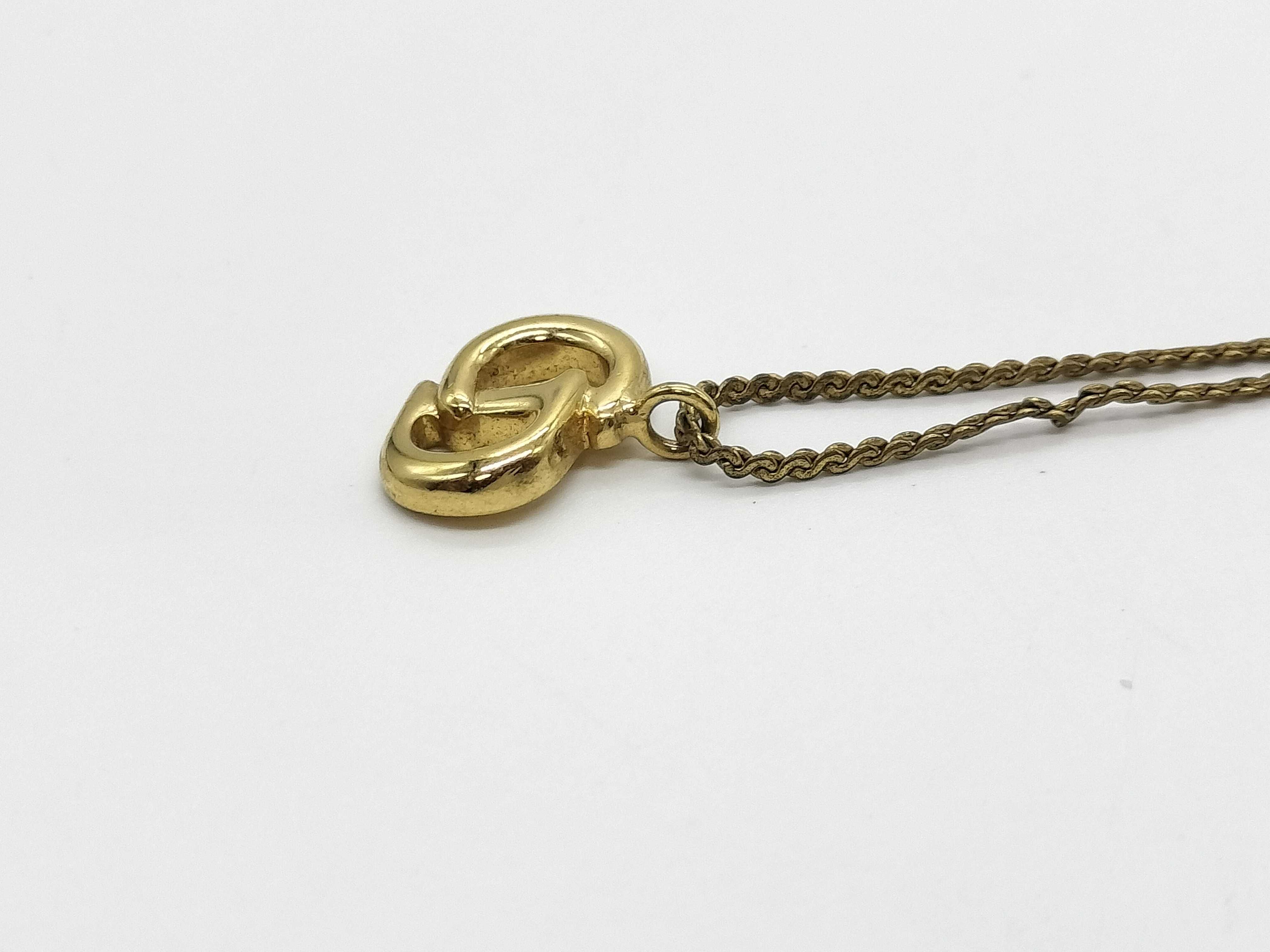 CD Necklace Gold Necklace — view 3