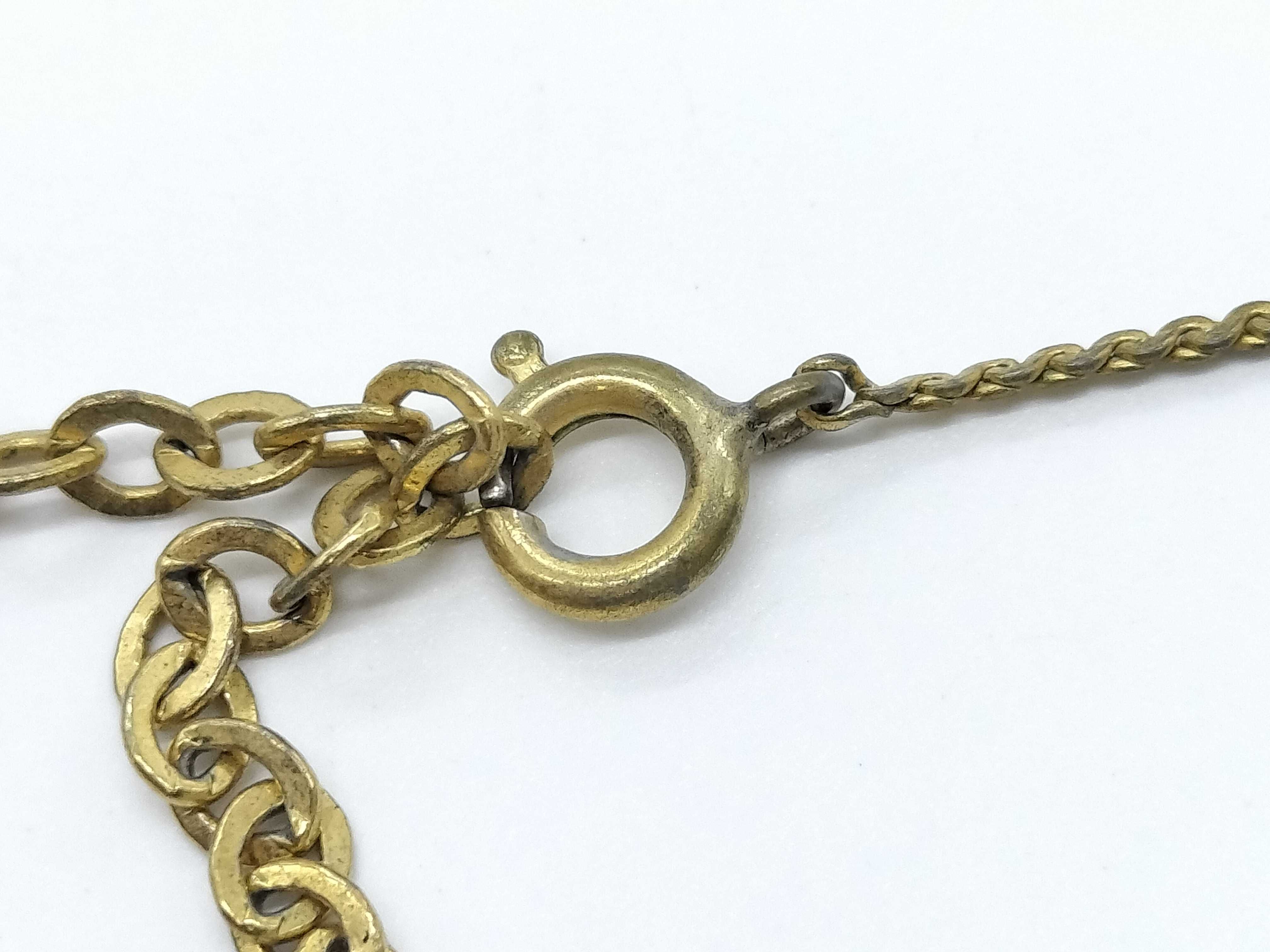CD Necklace Gold Necklace — view 4