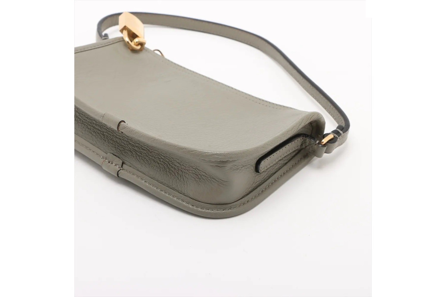Accessory pouch, leather handbag, genuine leather — view 3