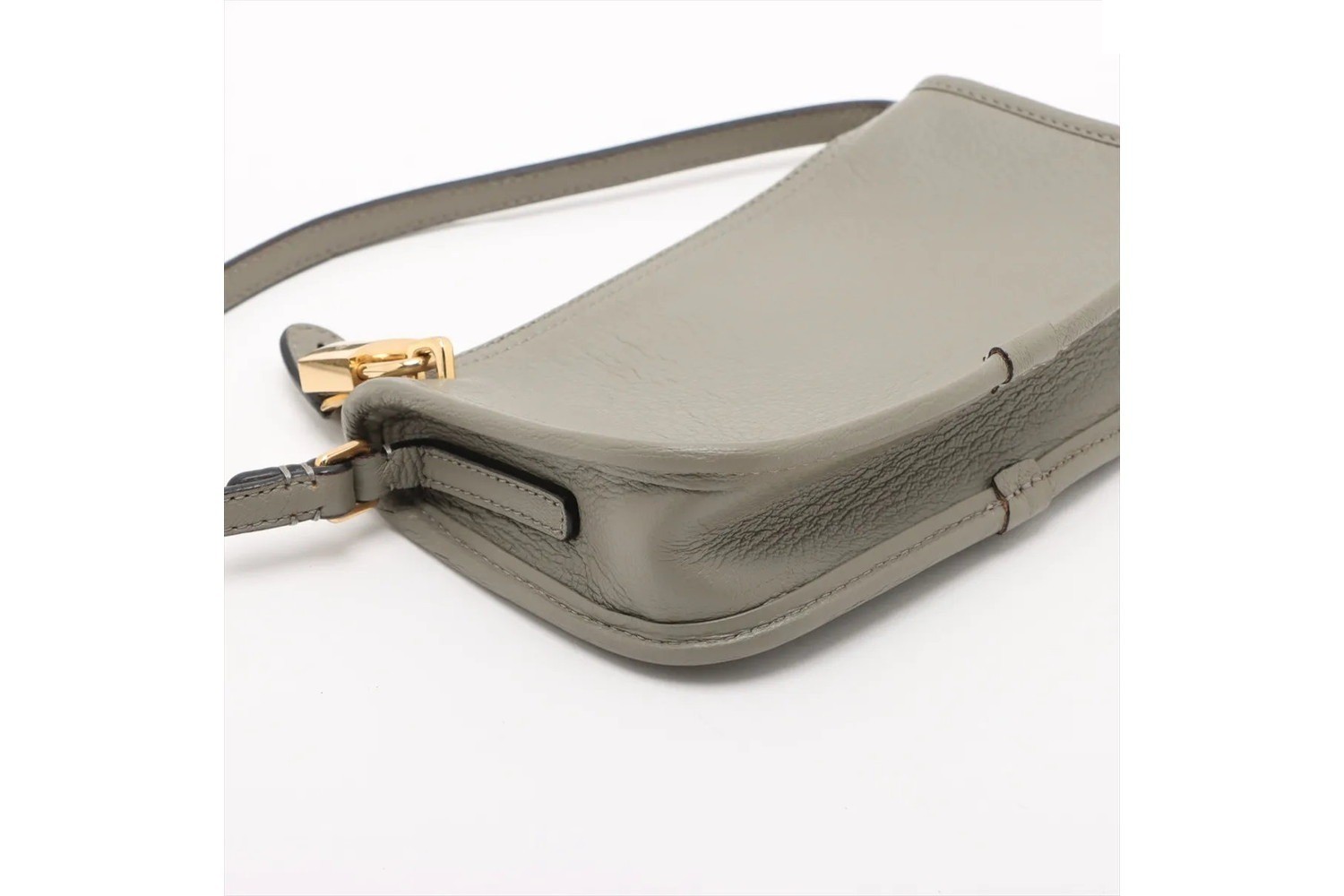 Accessory pouch, leather handbag, genuine leather — view 4