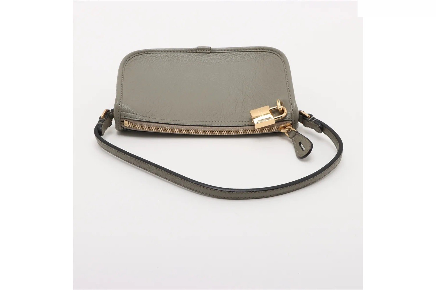 Accessory pouch, leather handbag, genuine leather — view 5