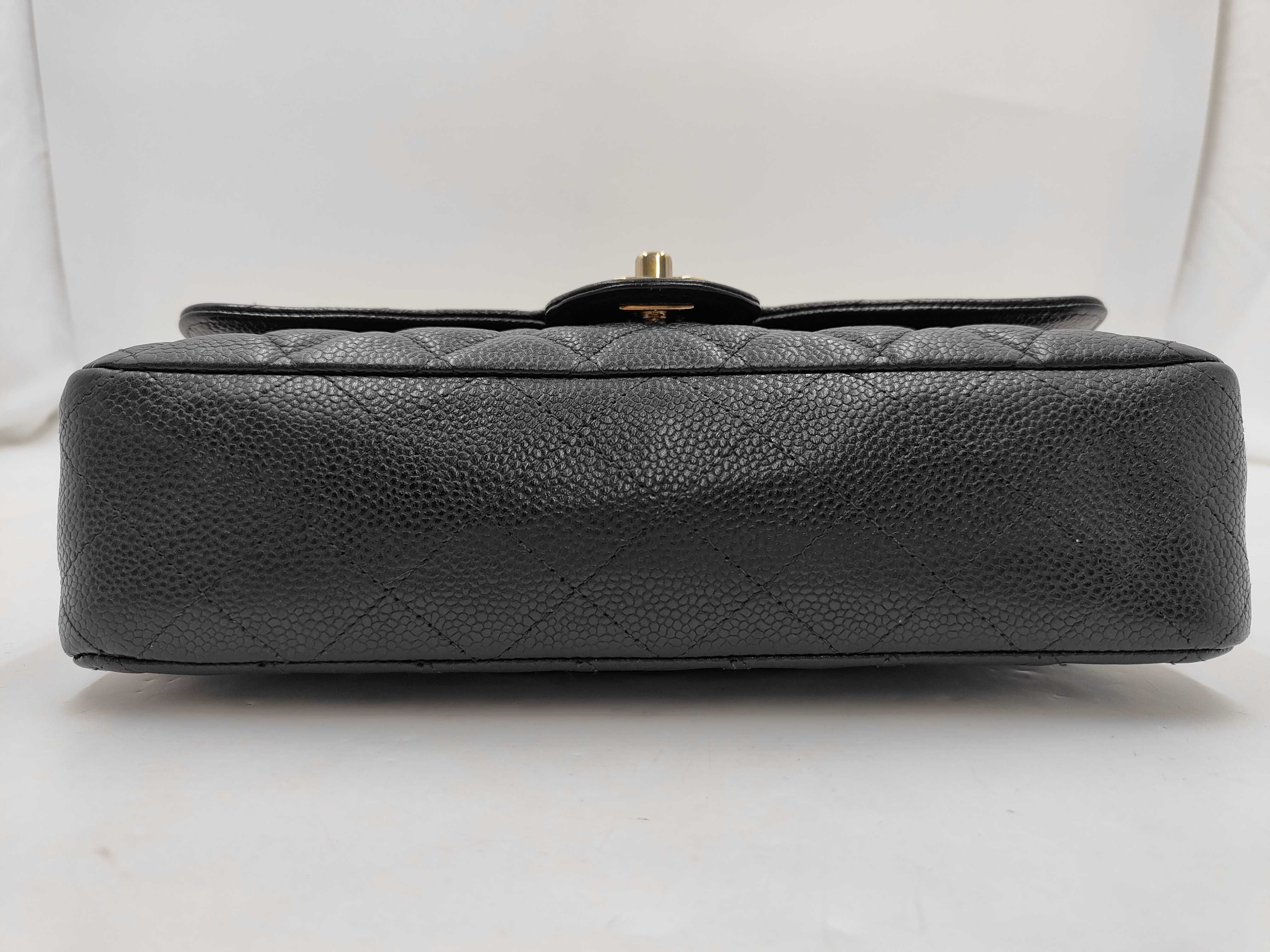 Caviar Skin Matelassé 25 Double Flap Shoulder Bag — view 3