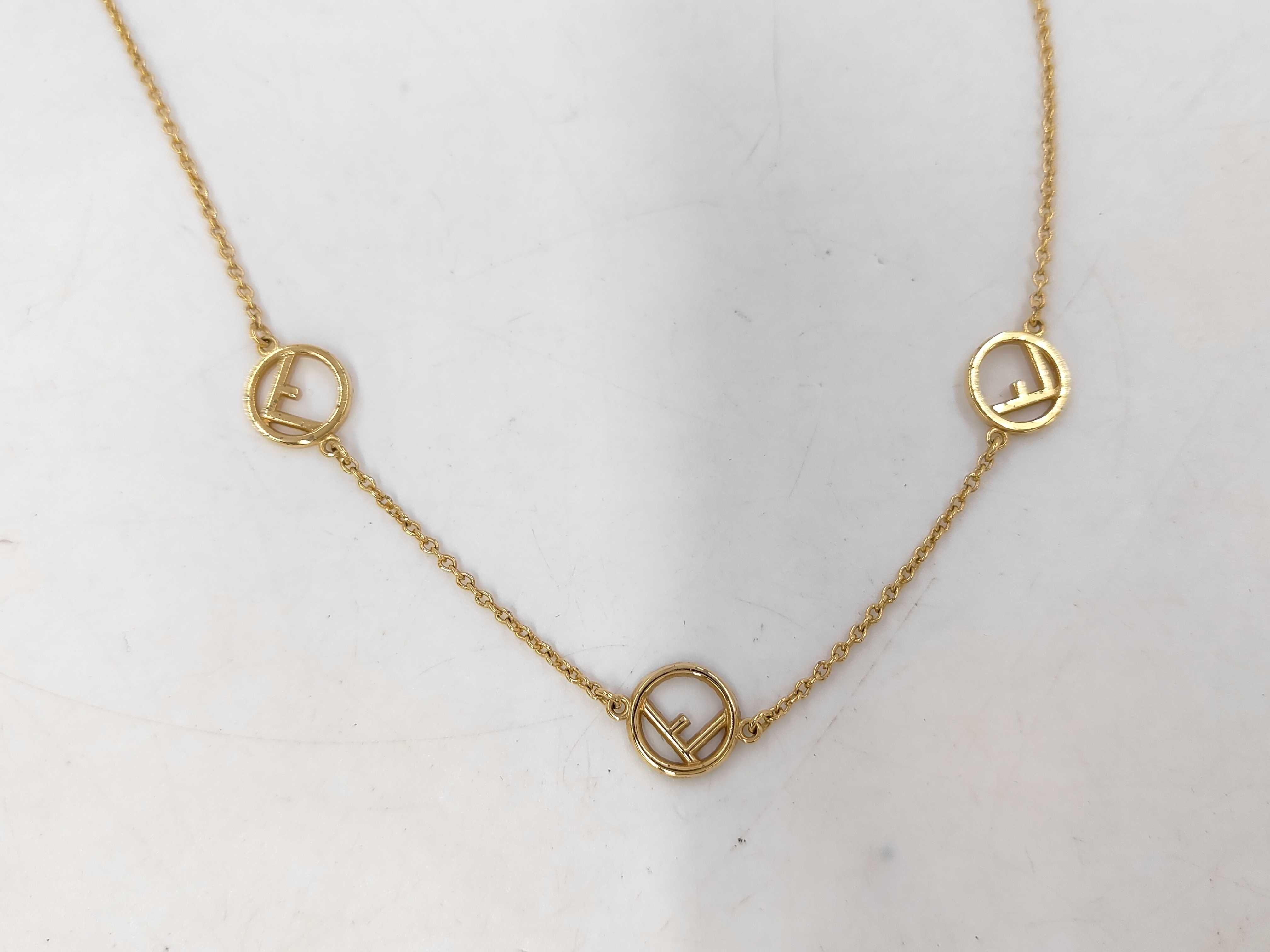 necklace, gold color, in box. — view 2