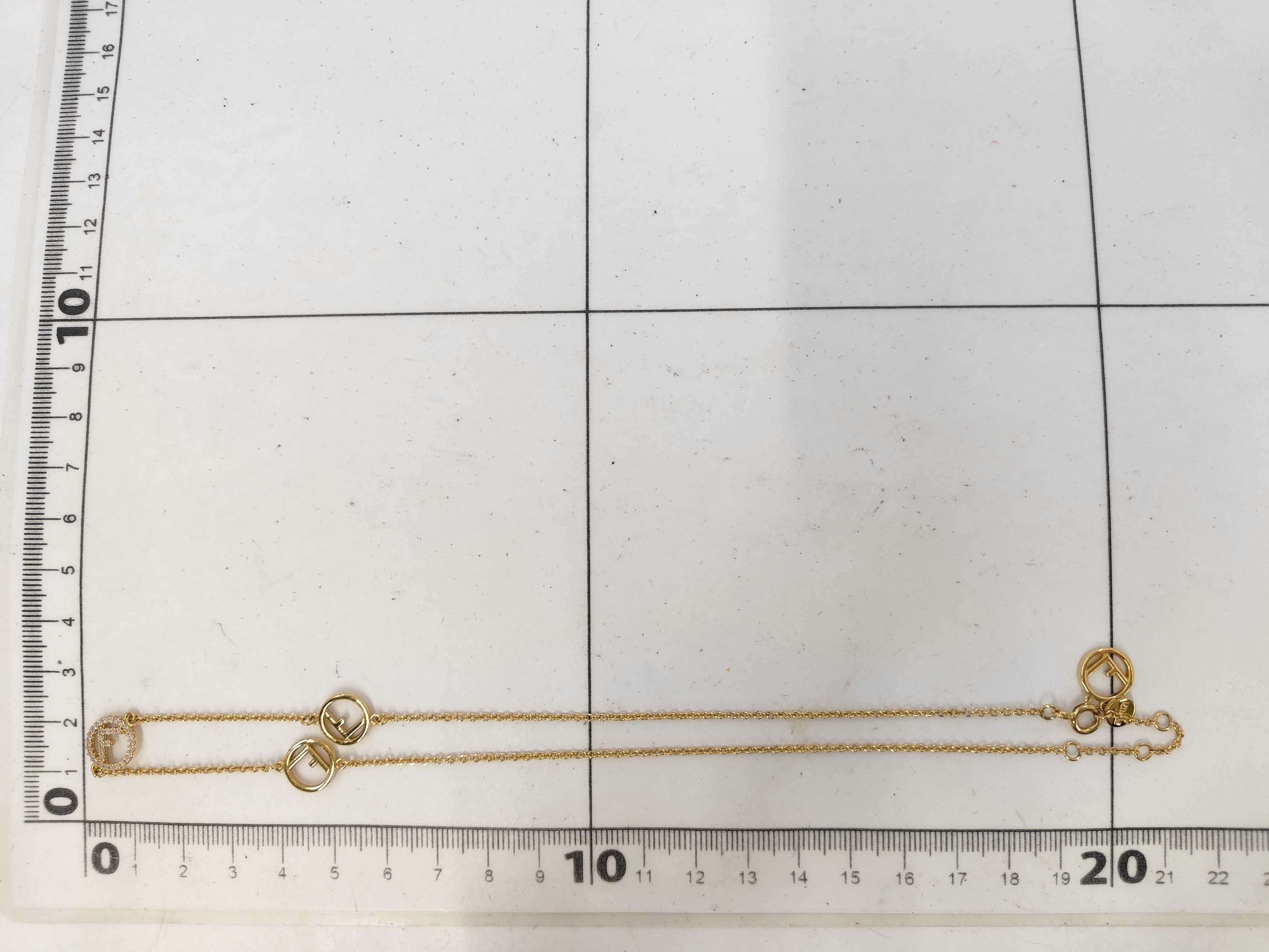 necklace, gold color, in box. — view 5