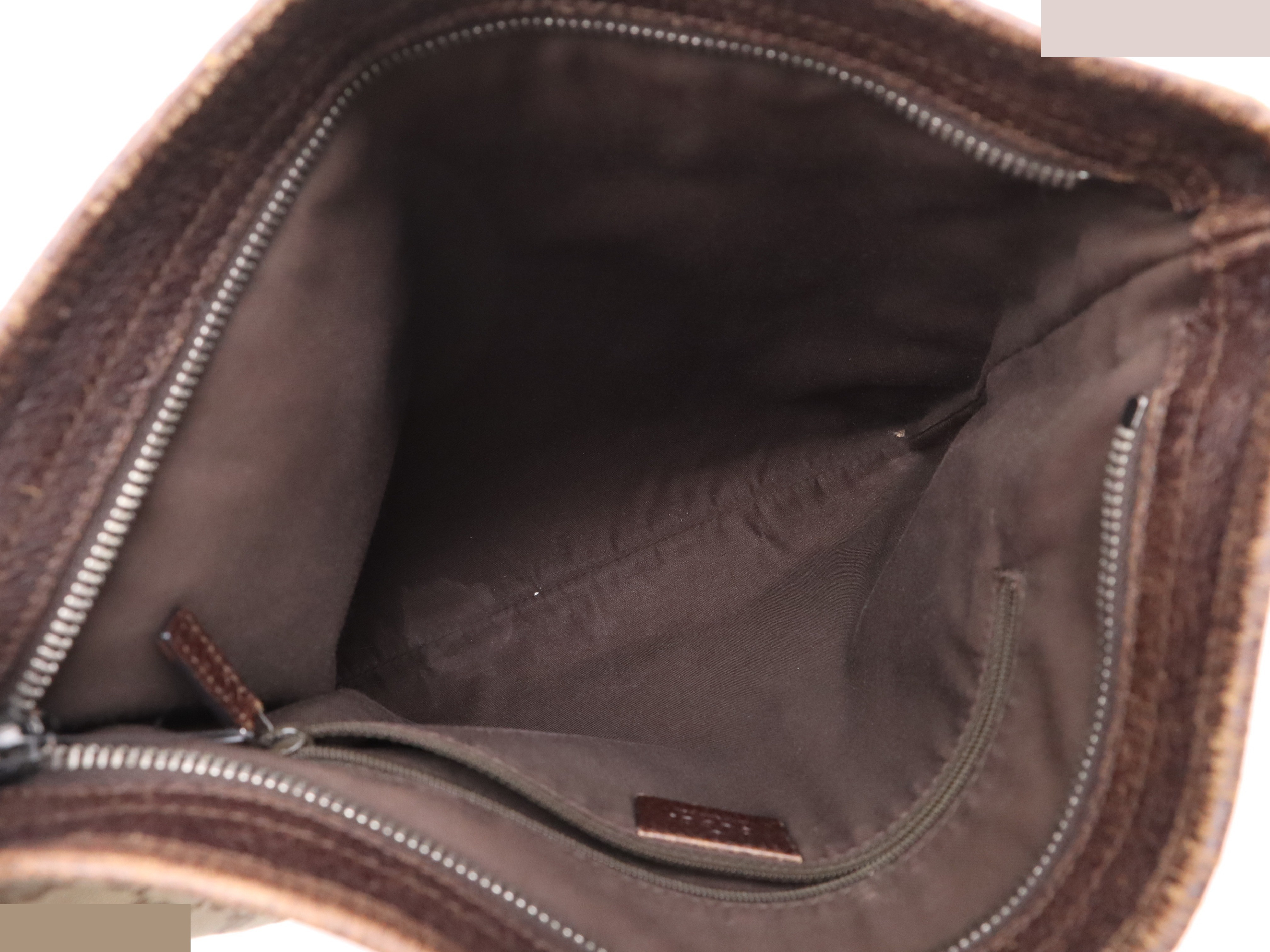 GG Canvas Shoulder Bag, Beige/Brown — view 11