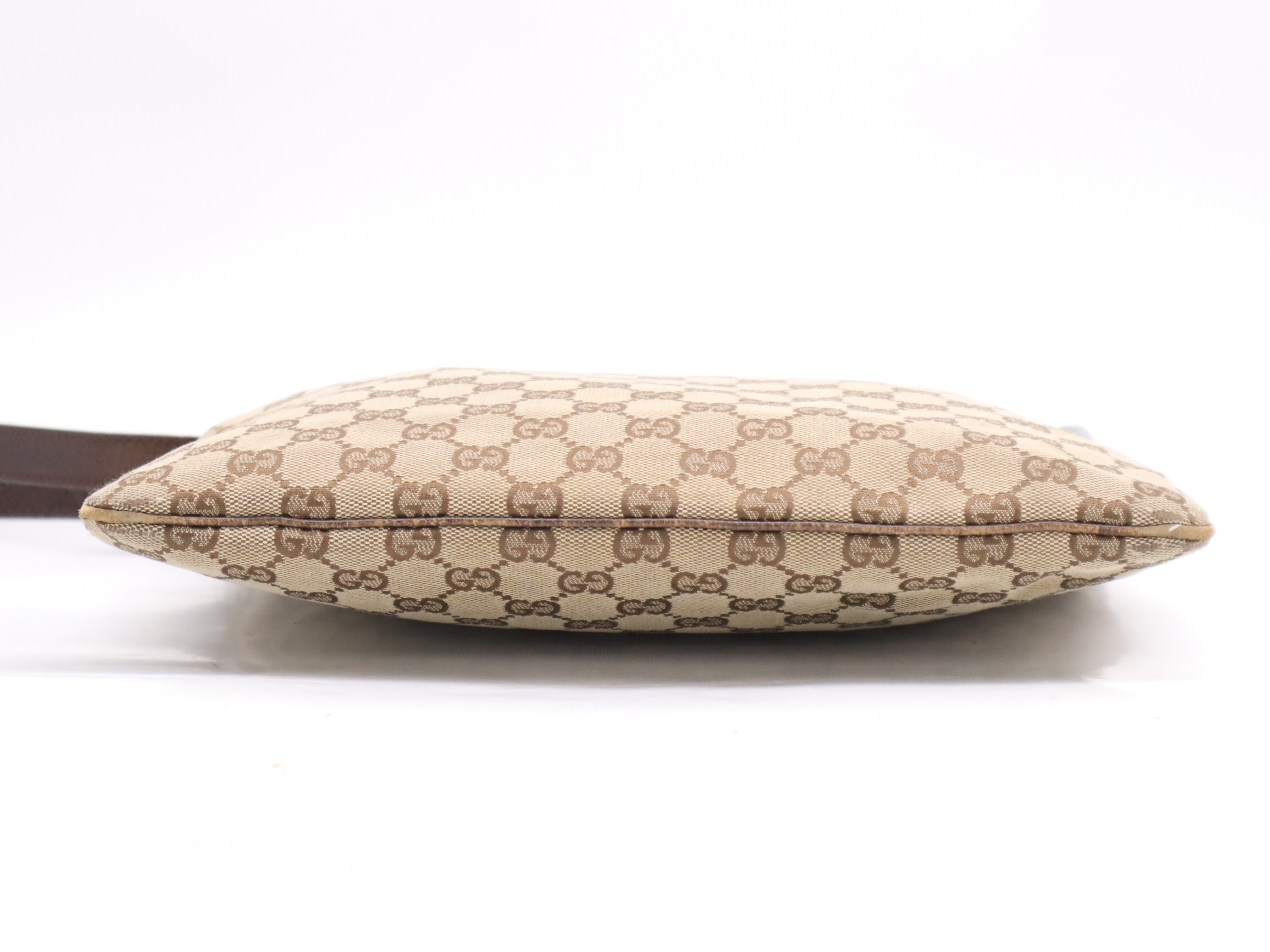 GG Canvas Shoulder Bag, Beige/Brown — view 4