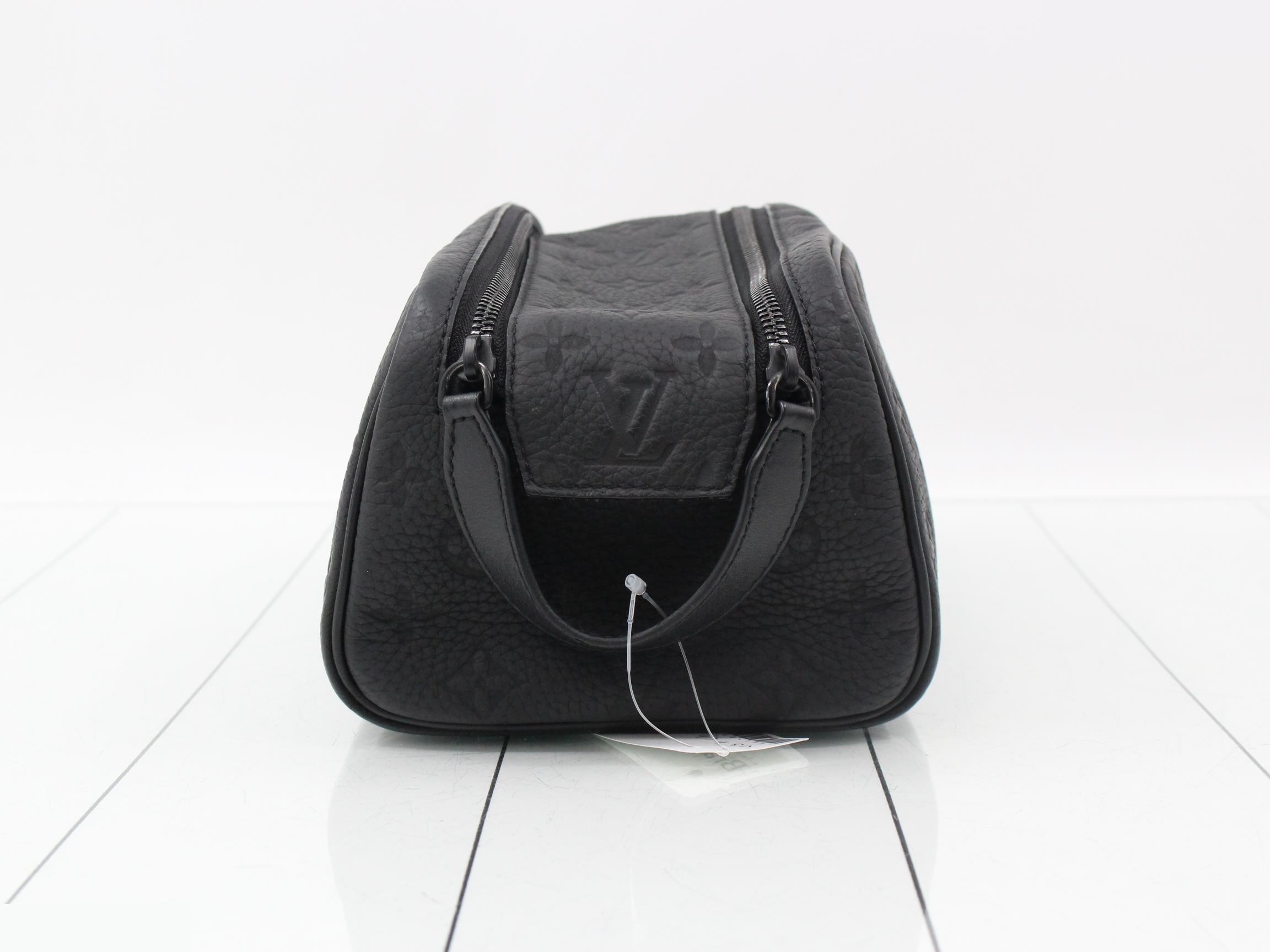 Monogram Taurillon Dopp Kit — view 4