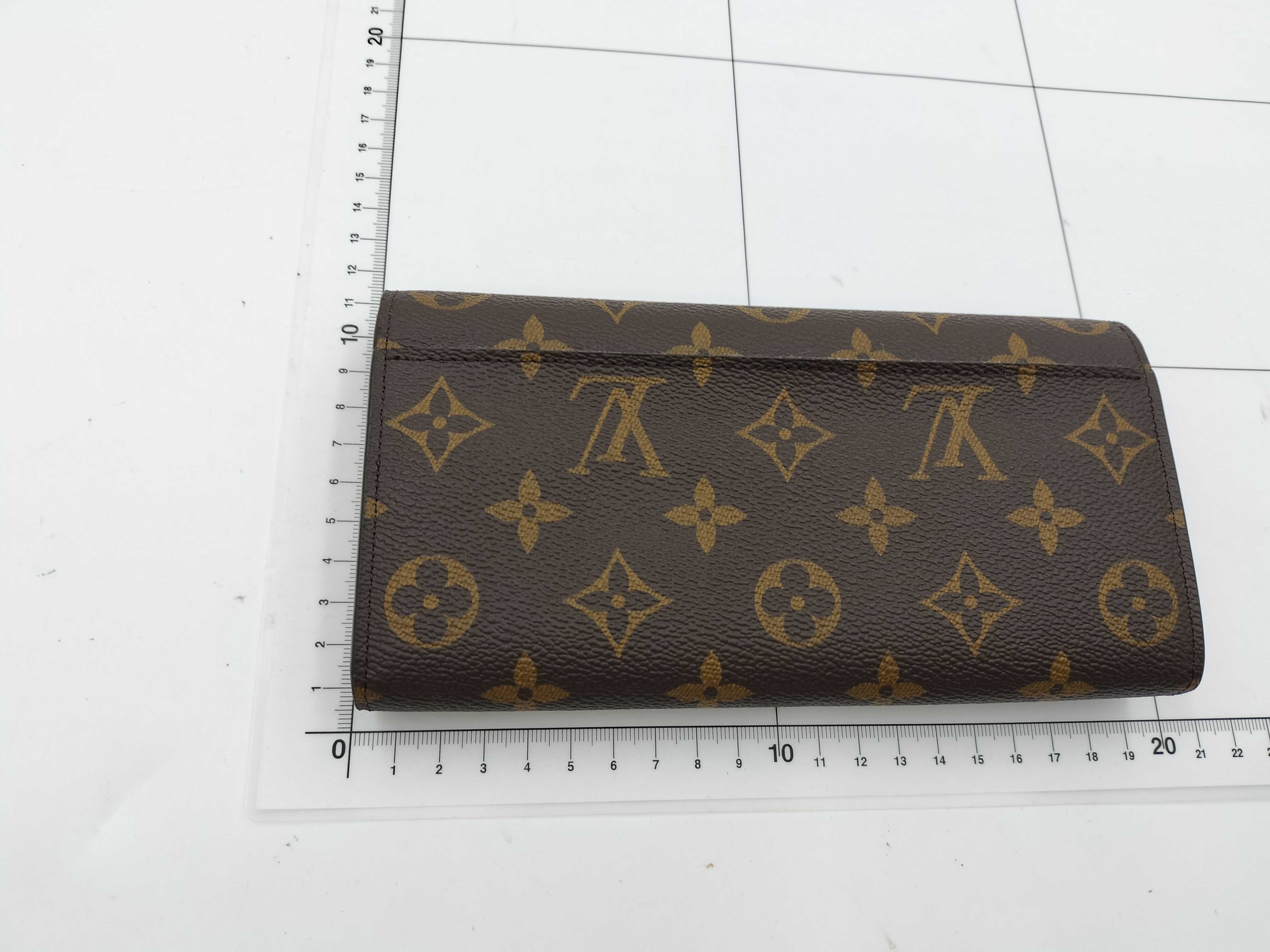Monogram Portefeuille Sarah Wallet (with box and dust bag) — view 2