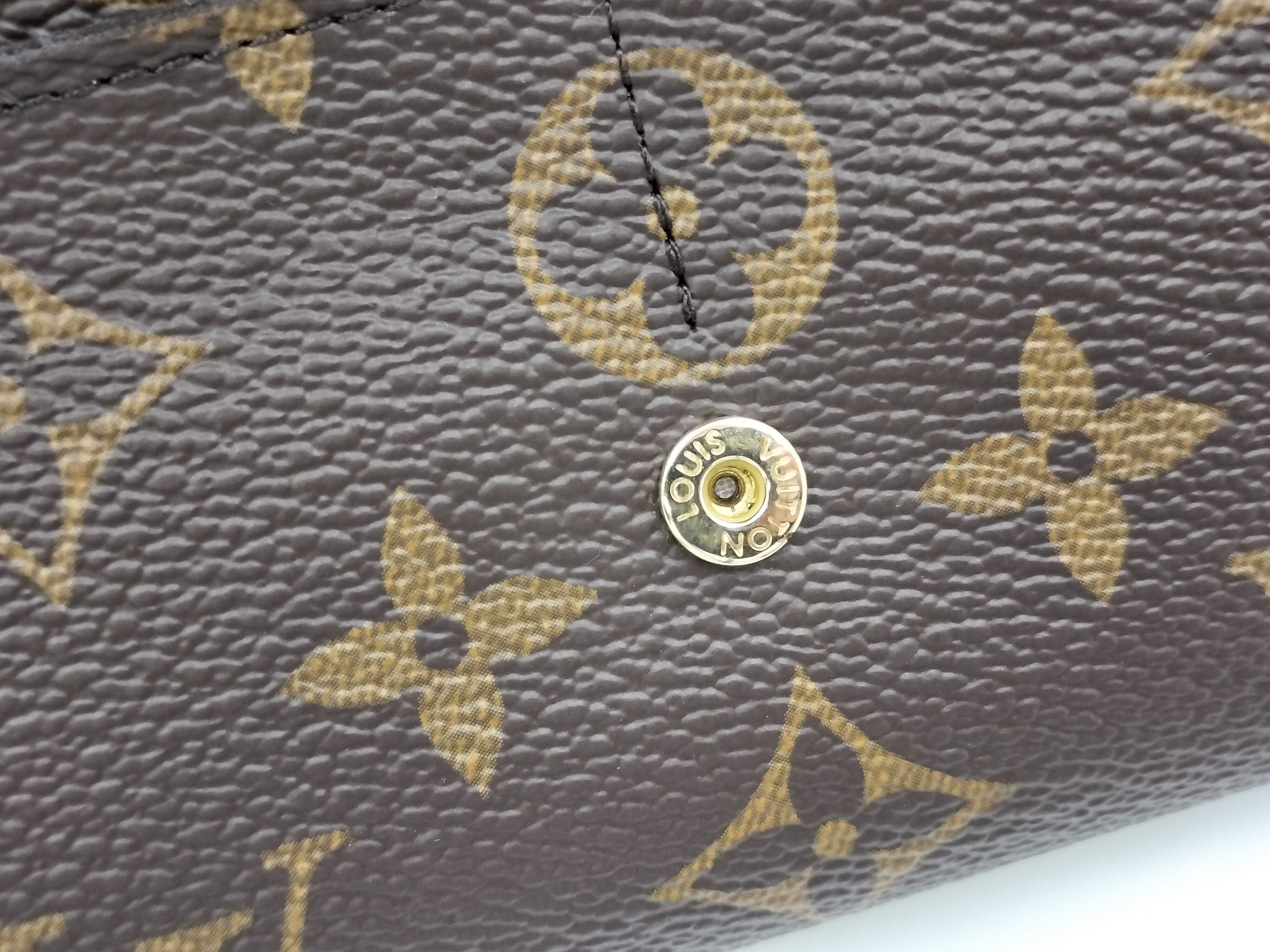 Monogram Portefeuille Sarah Wallet (with box and dust bag) — view 12