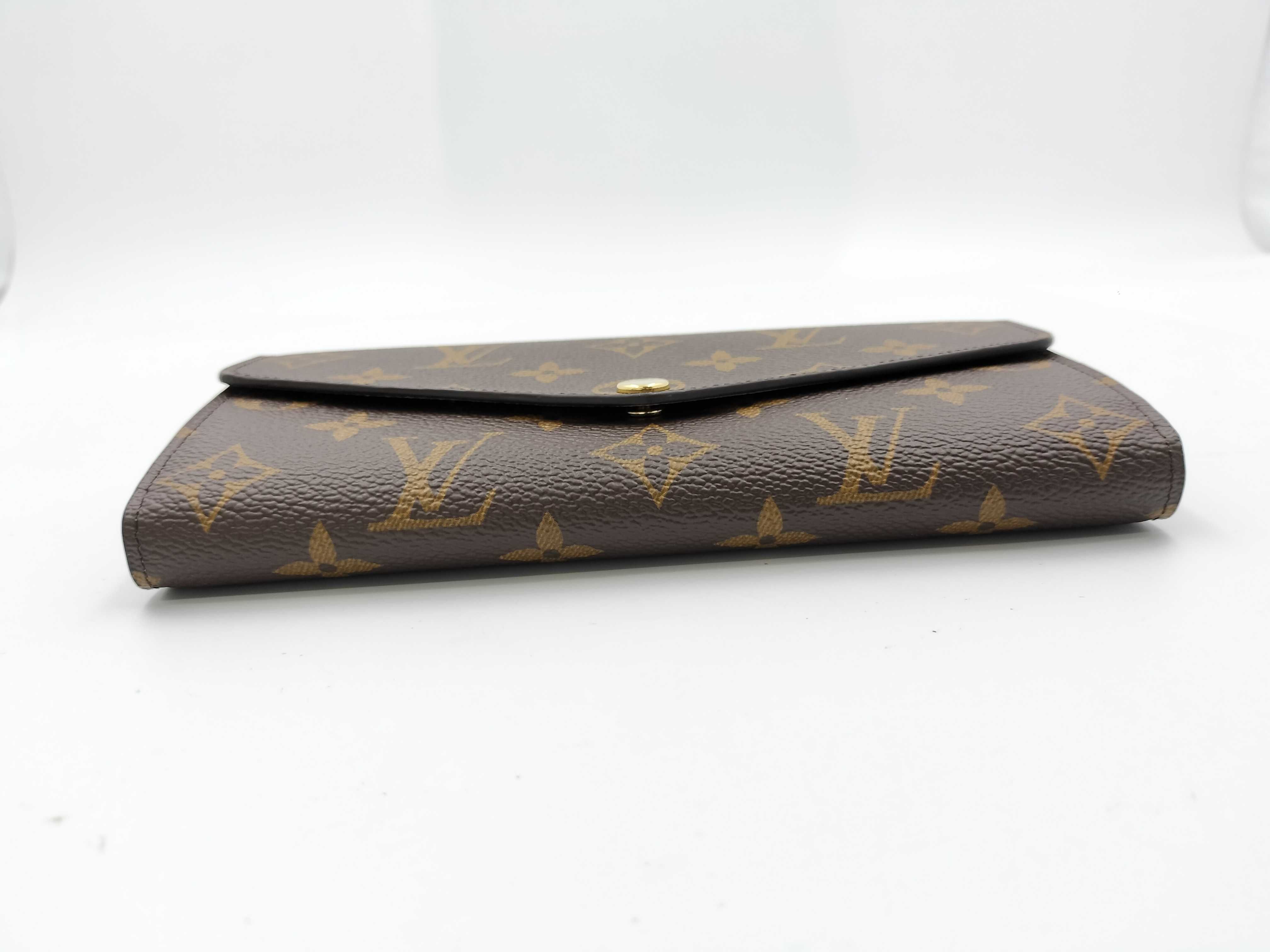 Monogram Portefeuille Sarah Wallet (with box and dust bag) — view 3