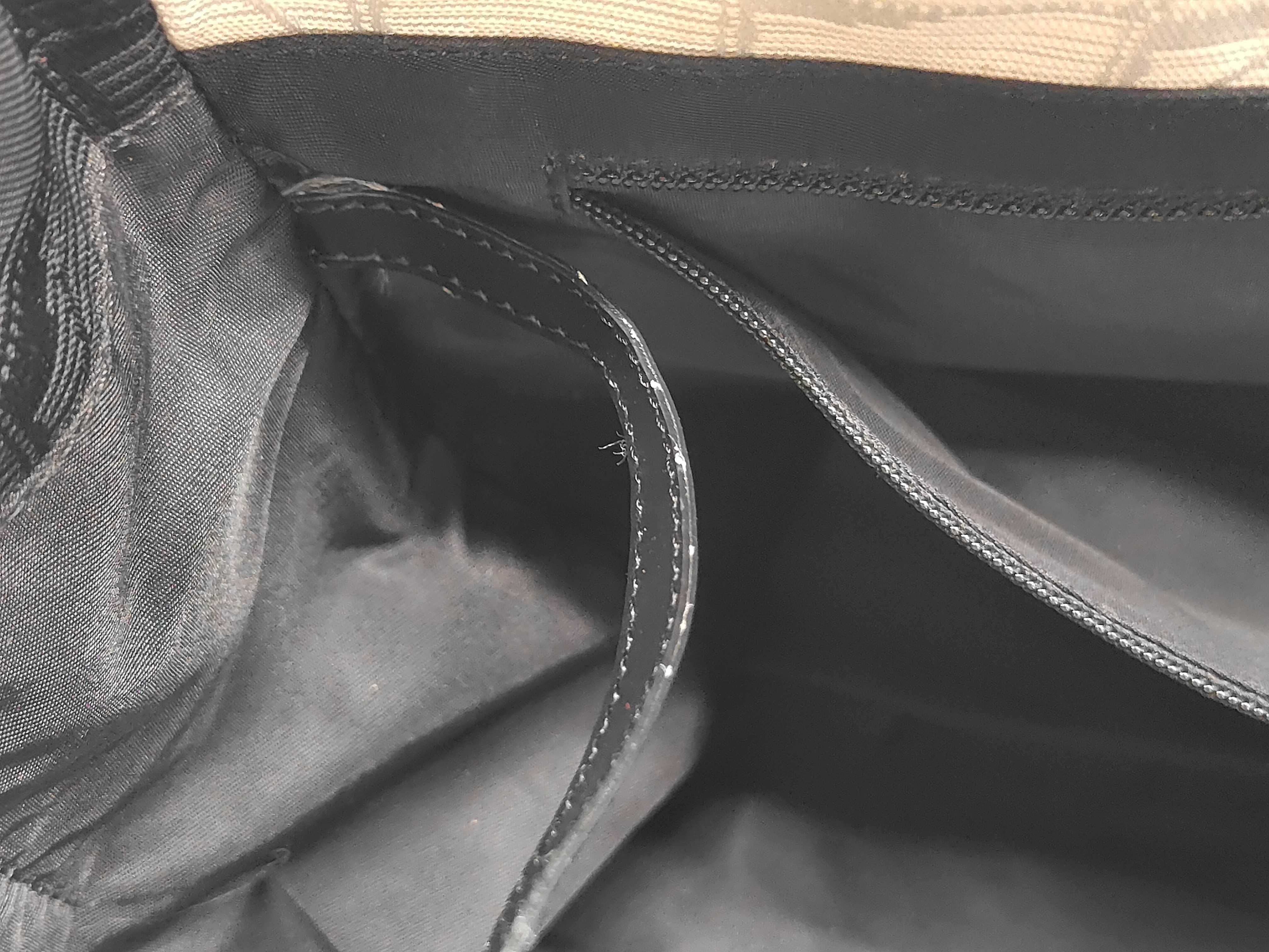 New Travel Line Bicolor Tote Bag (with serial seal and boutique seal) — view 9