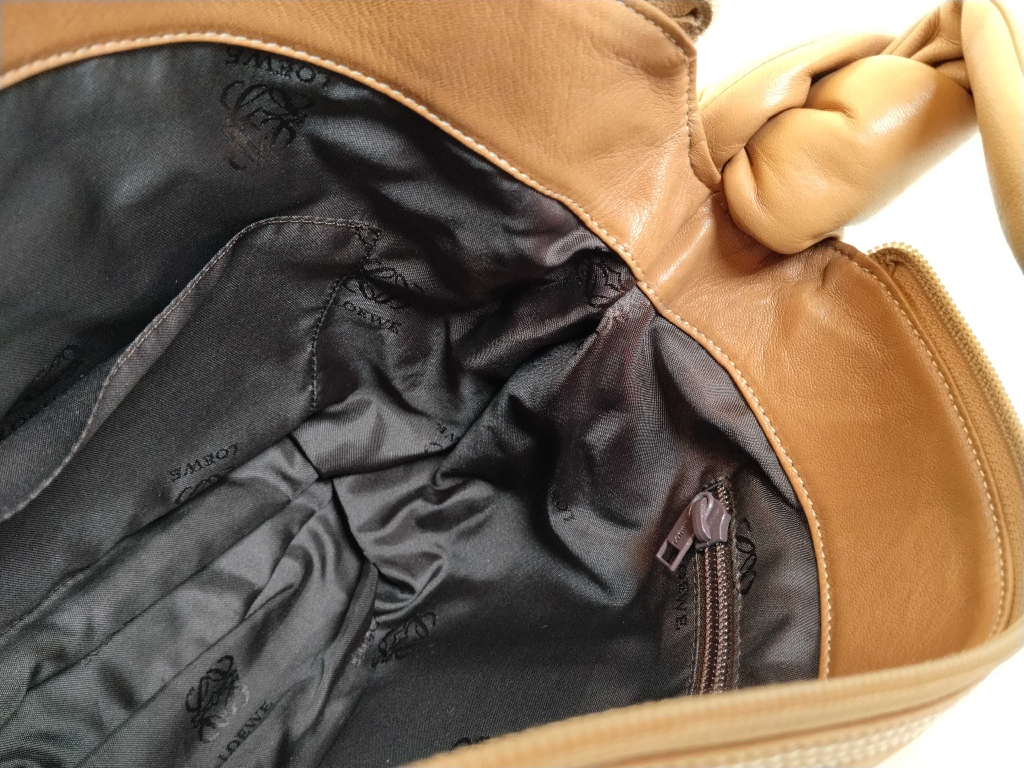 handbag, leather, brown. — view 11