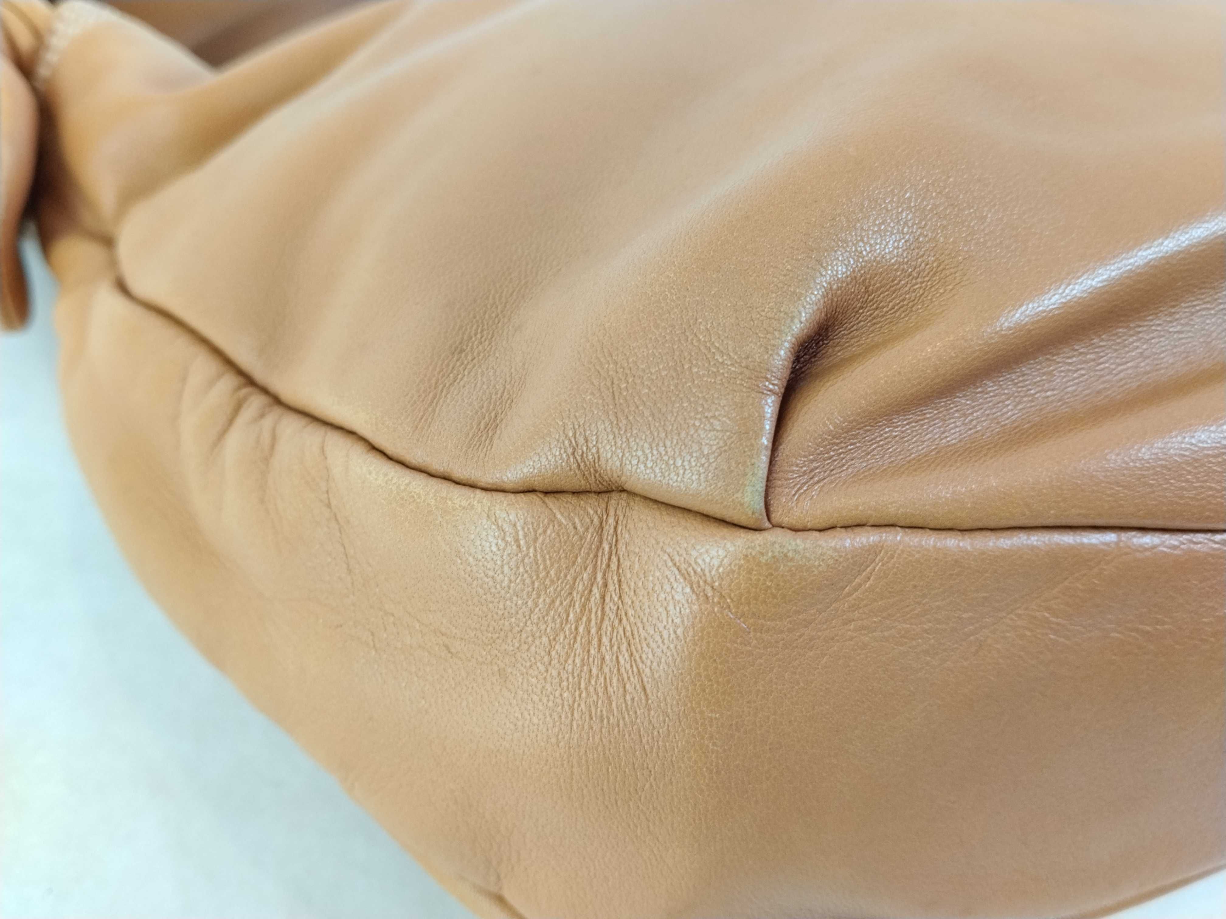 handbag, leather, brown. — view 7