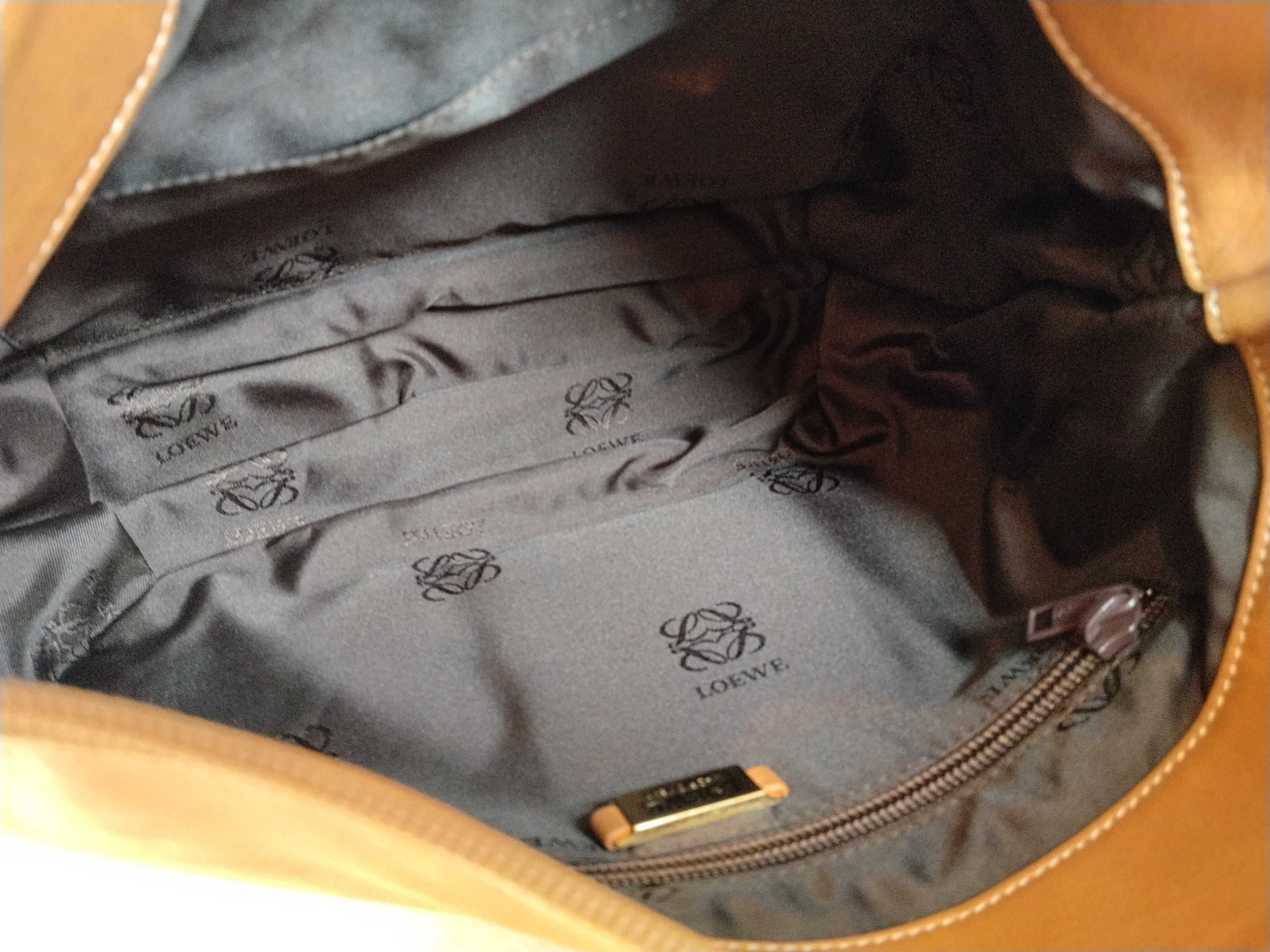 handbag, leather, brown. — view 10