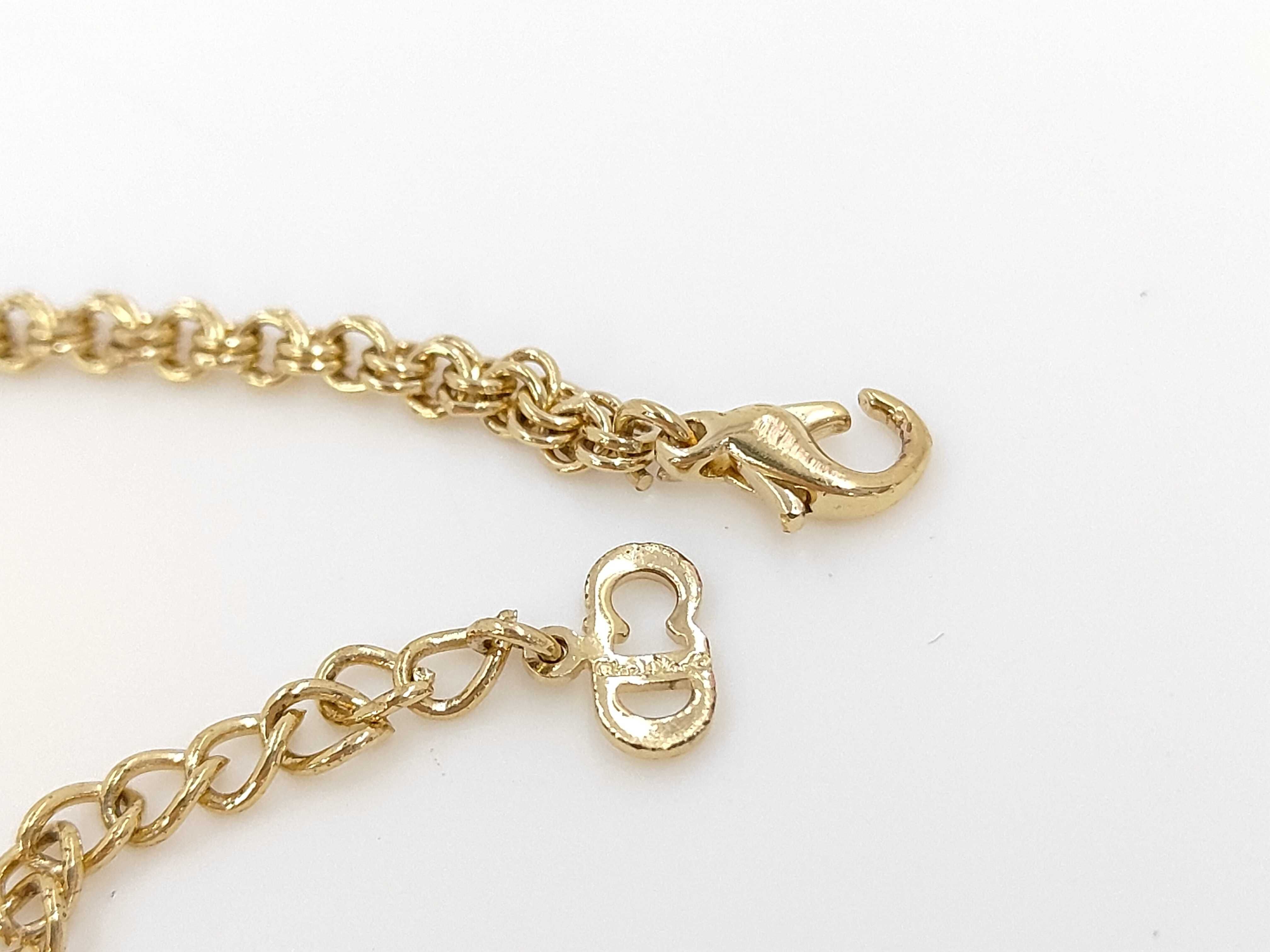 CD 4P Rhinestone Necklace — view 3