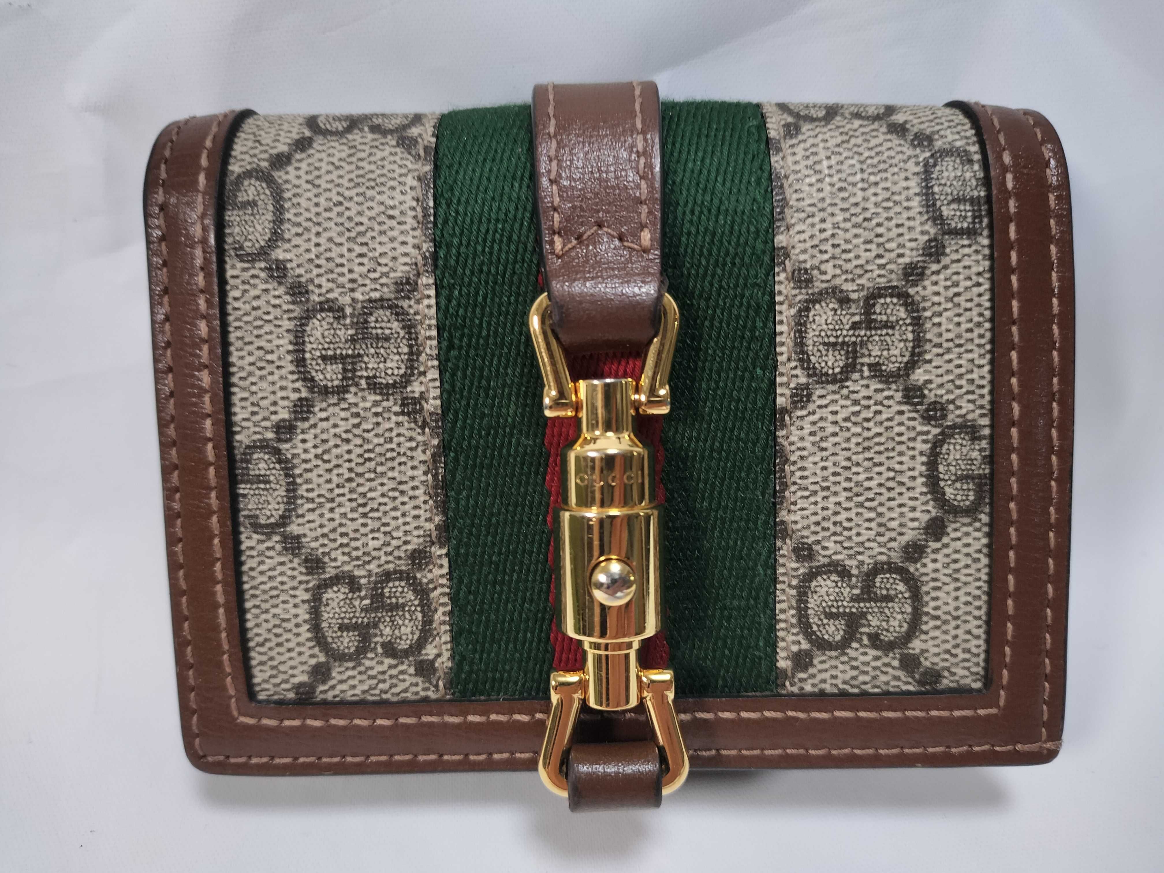 Jackie PVC x Leather Sherry Compact Wallet
