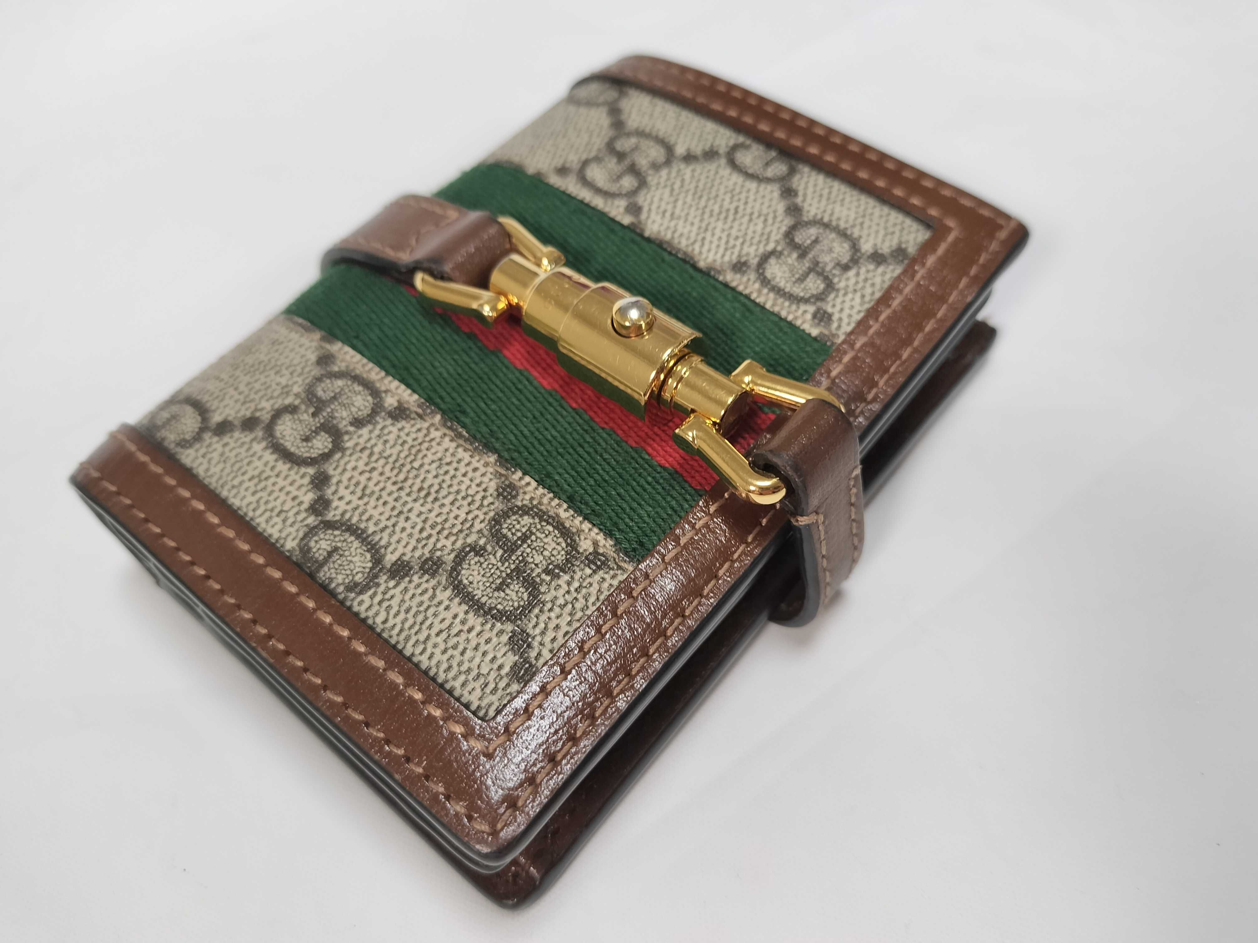Jackie PVC x Leather Sherry Compact Wallet — view 12