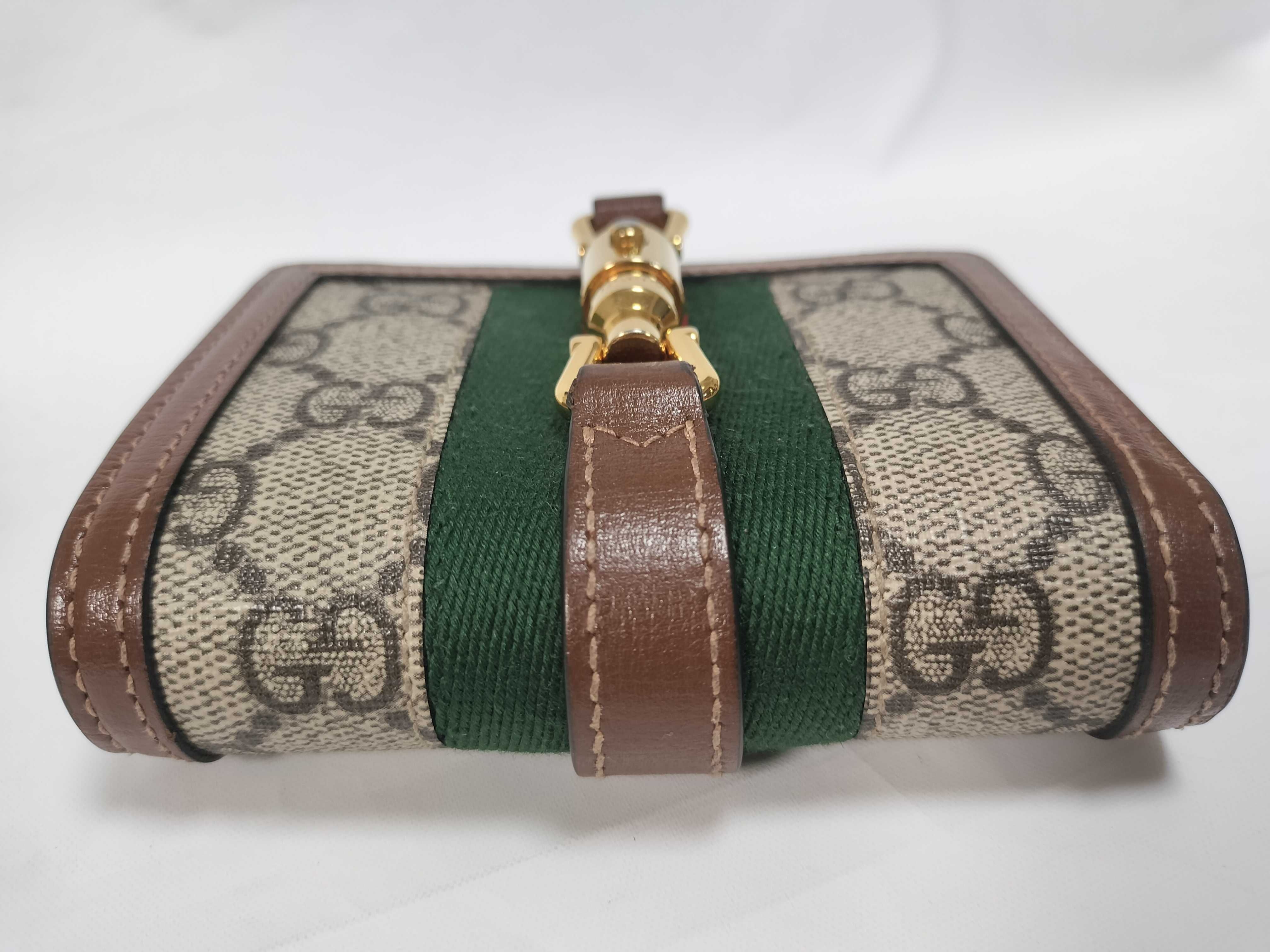 Jackie PVC x Leather Sherry Compact Wallet — view 4