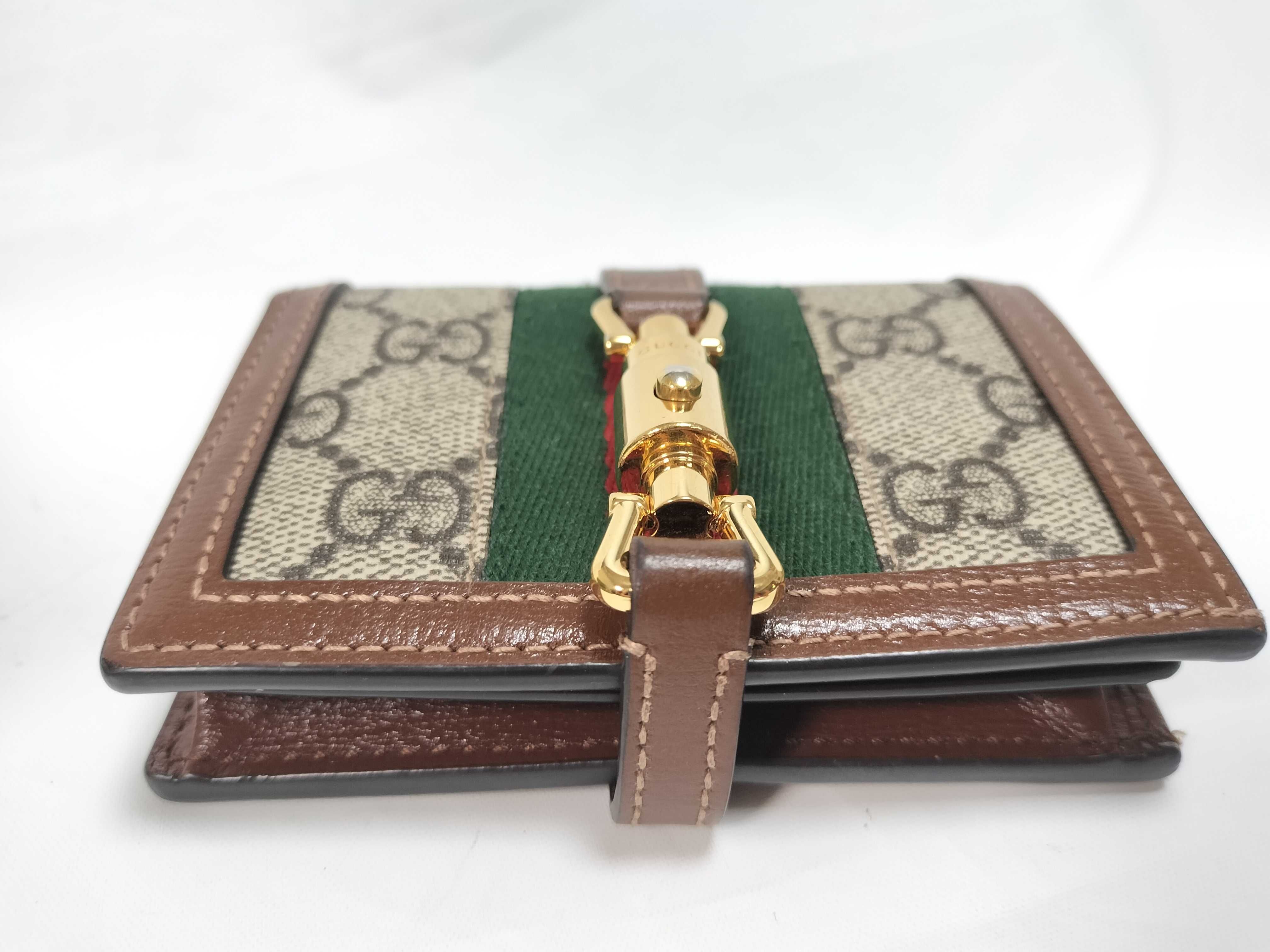 Jackie PVC x Leather Sherry Compact Wallet — view 5