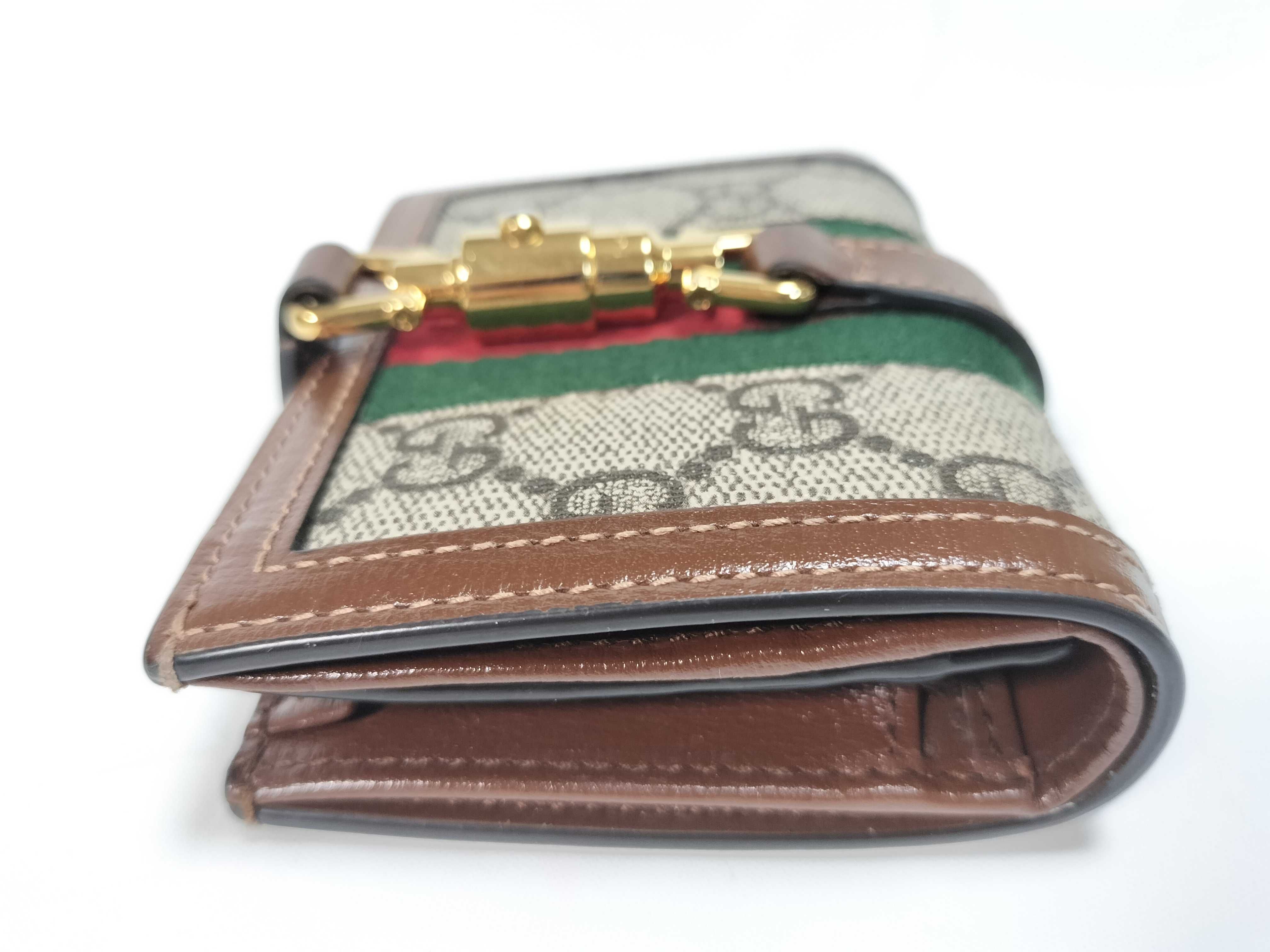 Jackie PVC x Leather Sherry Compact Wallet — view 6