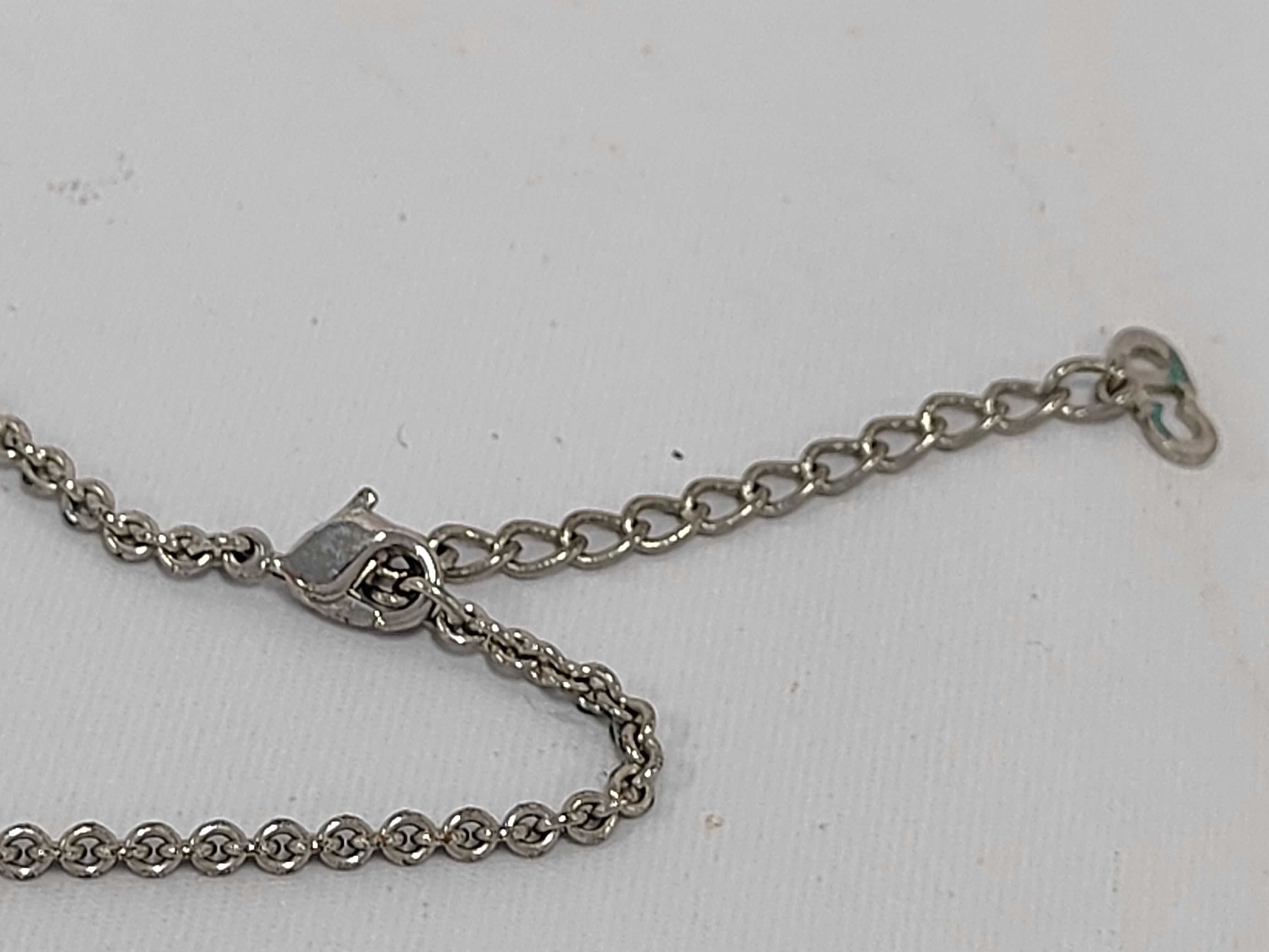 Logo Vintage Silver Necklace — view 5