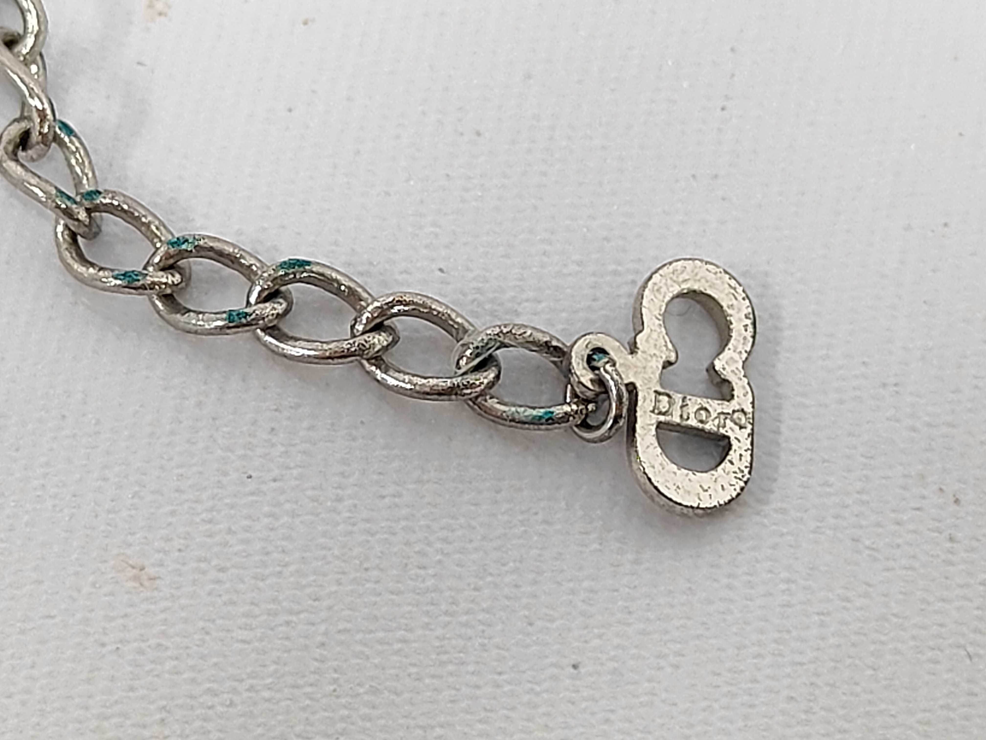 Logo Vintage Silver Necklace — view 6
