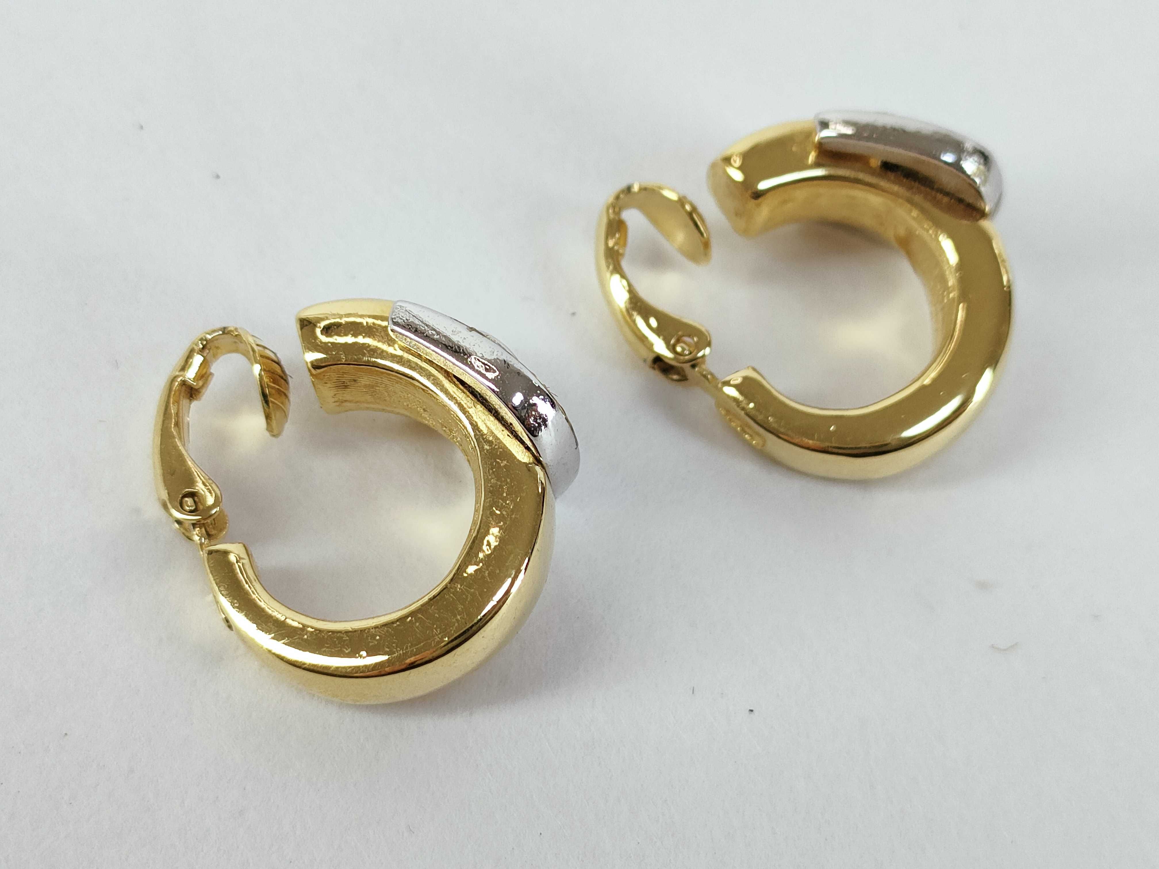earrings, belt motif earrings — view 2