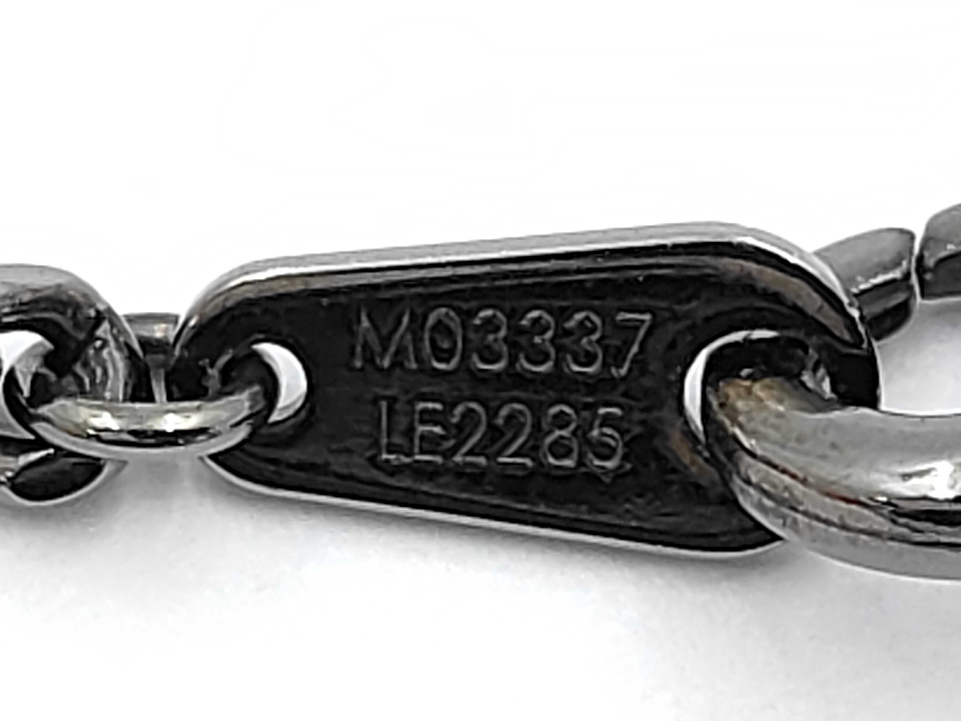 M03337 Pendant LV Tag Black with Box and Dust Bag Necklace — view 5