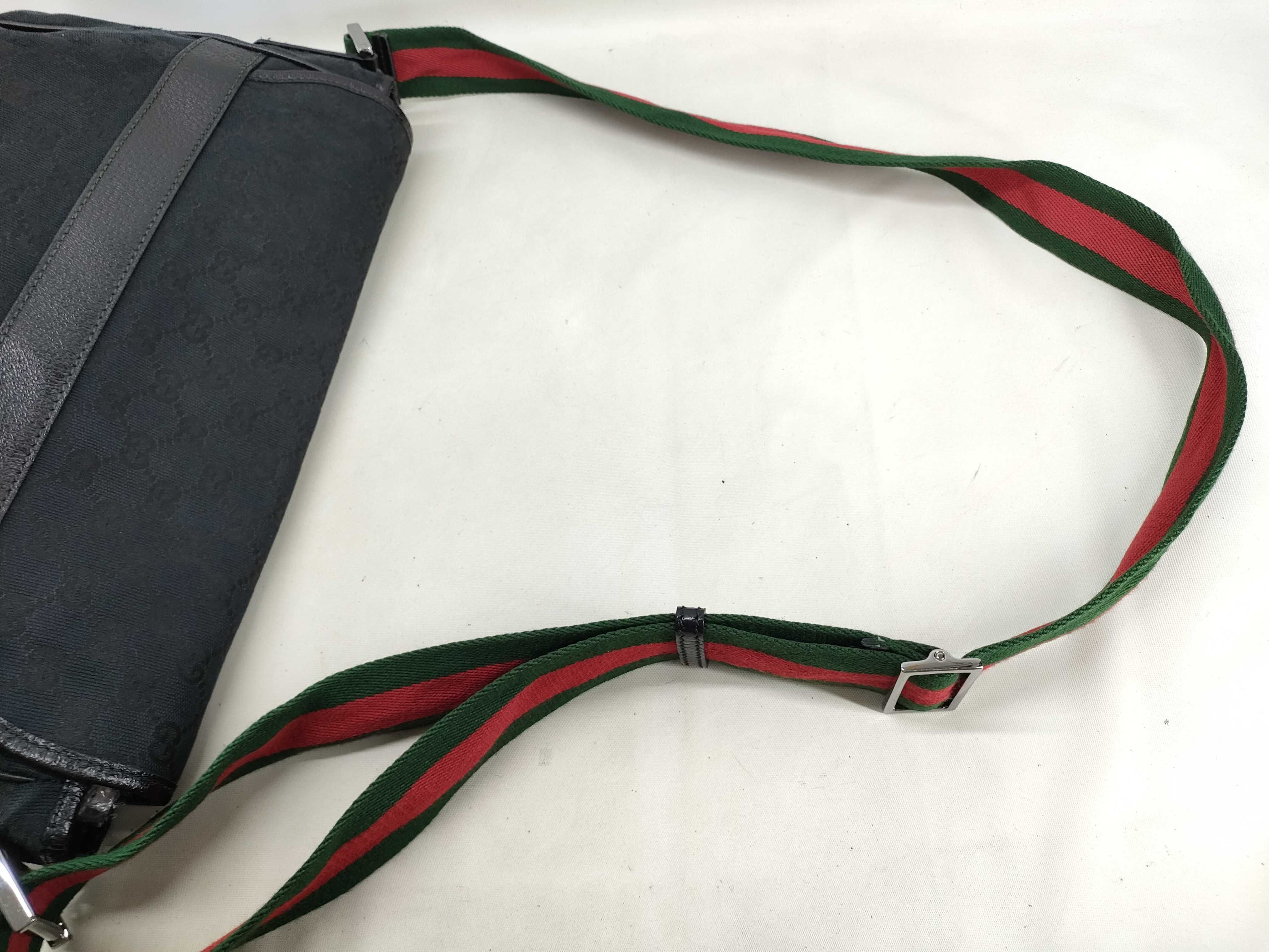 GG Canvas Cherry Line Messenger Shoulder Bag — view 5