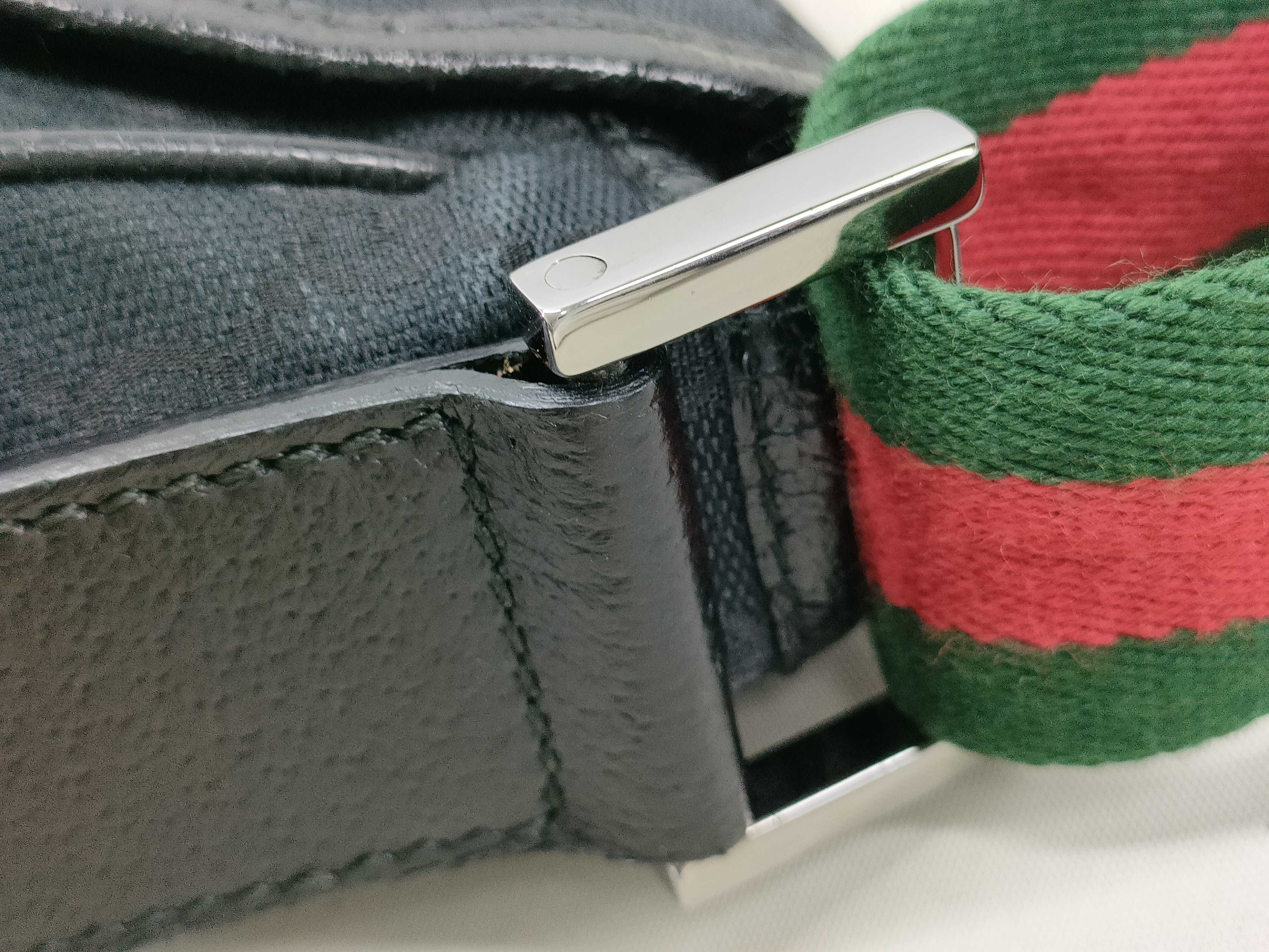 GG Canvas Cherry Line Messenger Shoulder Bag — view 7
