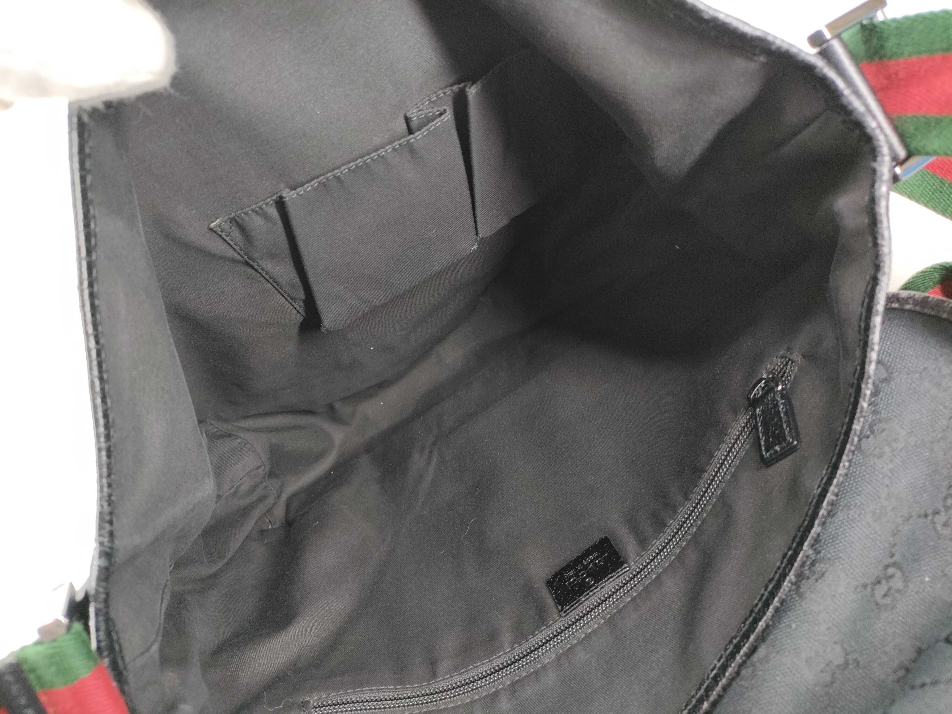 GG Canvas Cherry Line Messenger Shoulder Bag — view 9