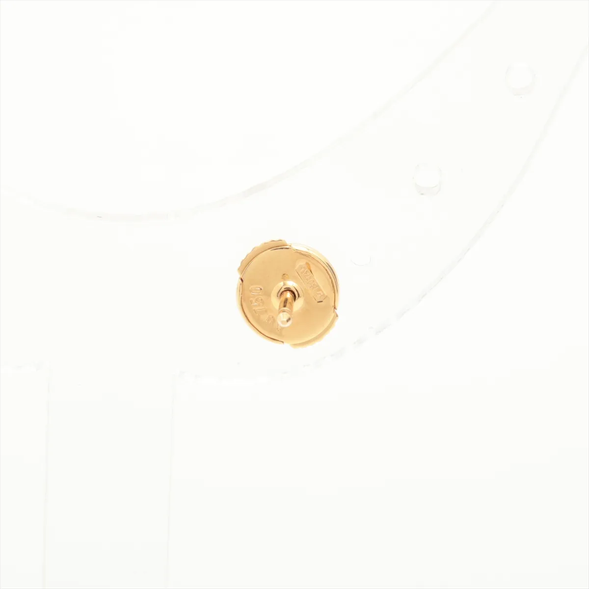 Mimi Rose Diamond Single Earrings 750(YG) 0.6g 665836 Post — view 2