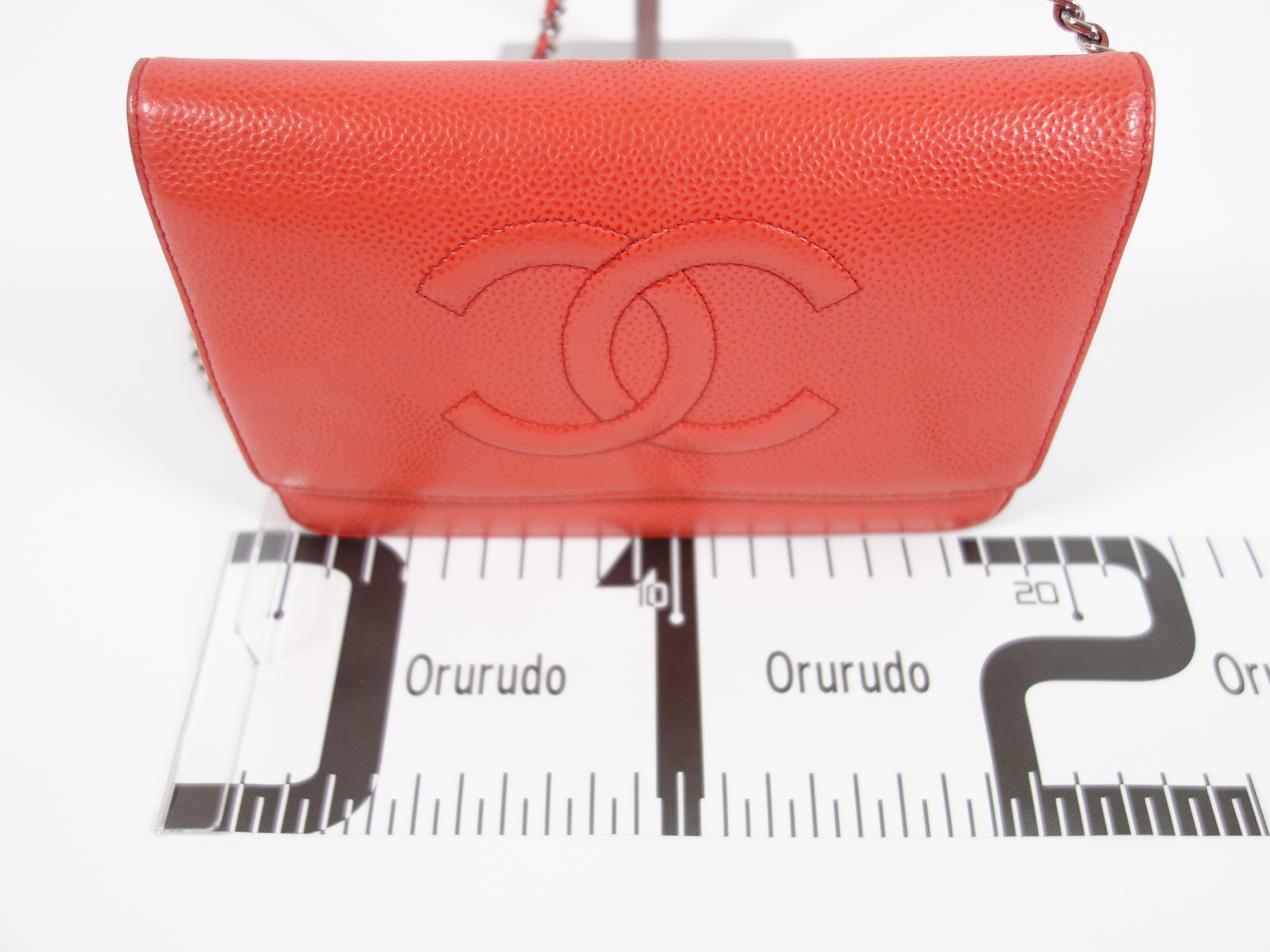 WOC Caviar Chain Wallet Shoulder Bag — view 2
