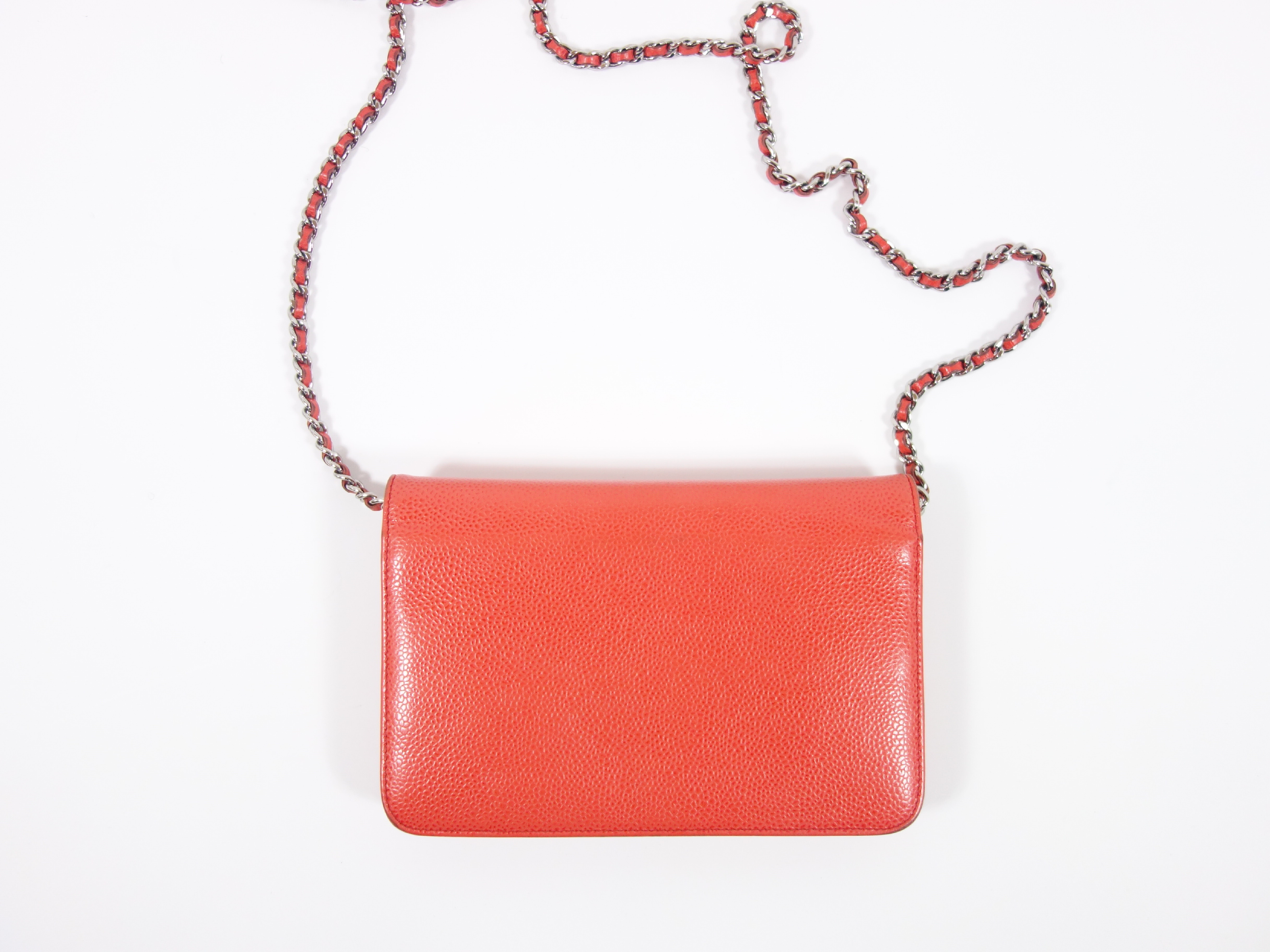 WOC Caviar Chain Wallet Shoulder Bag — view 3