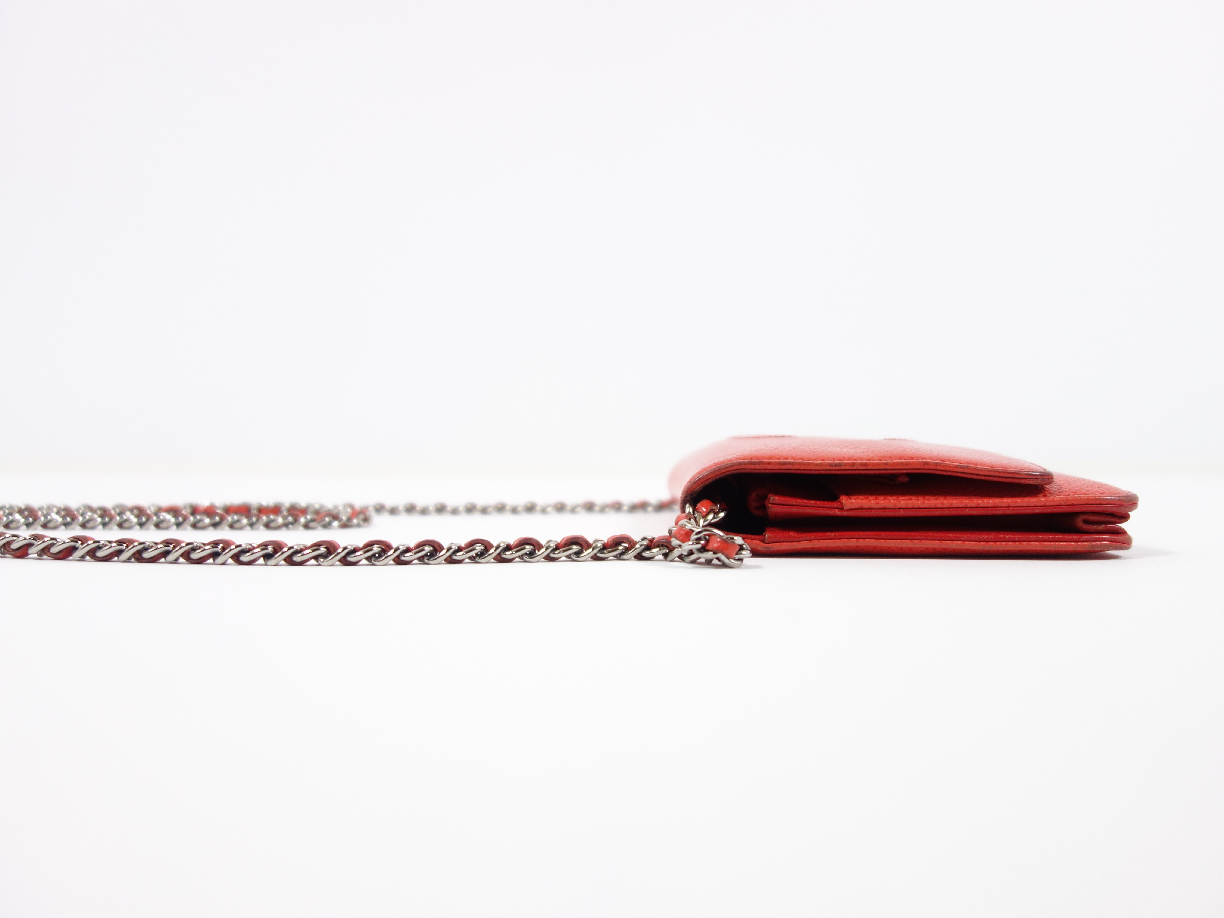 WOC Caviar Chain Wallet Shoulder Bag — view 5