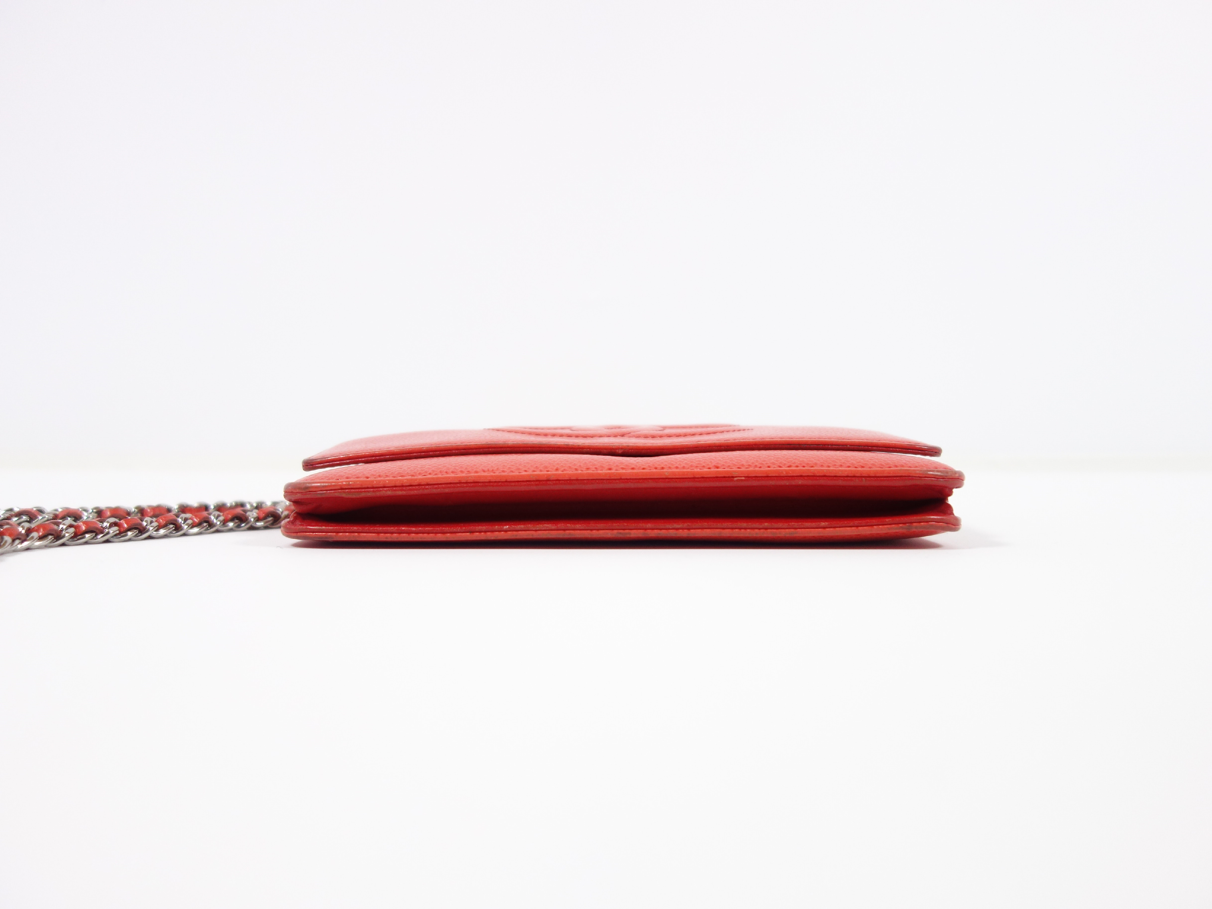 WOC Caviar Chain Wallet Shoulder Bag — view 6