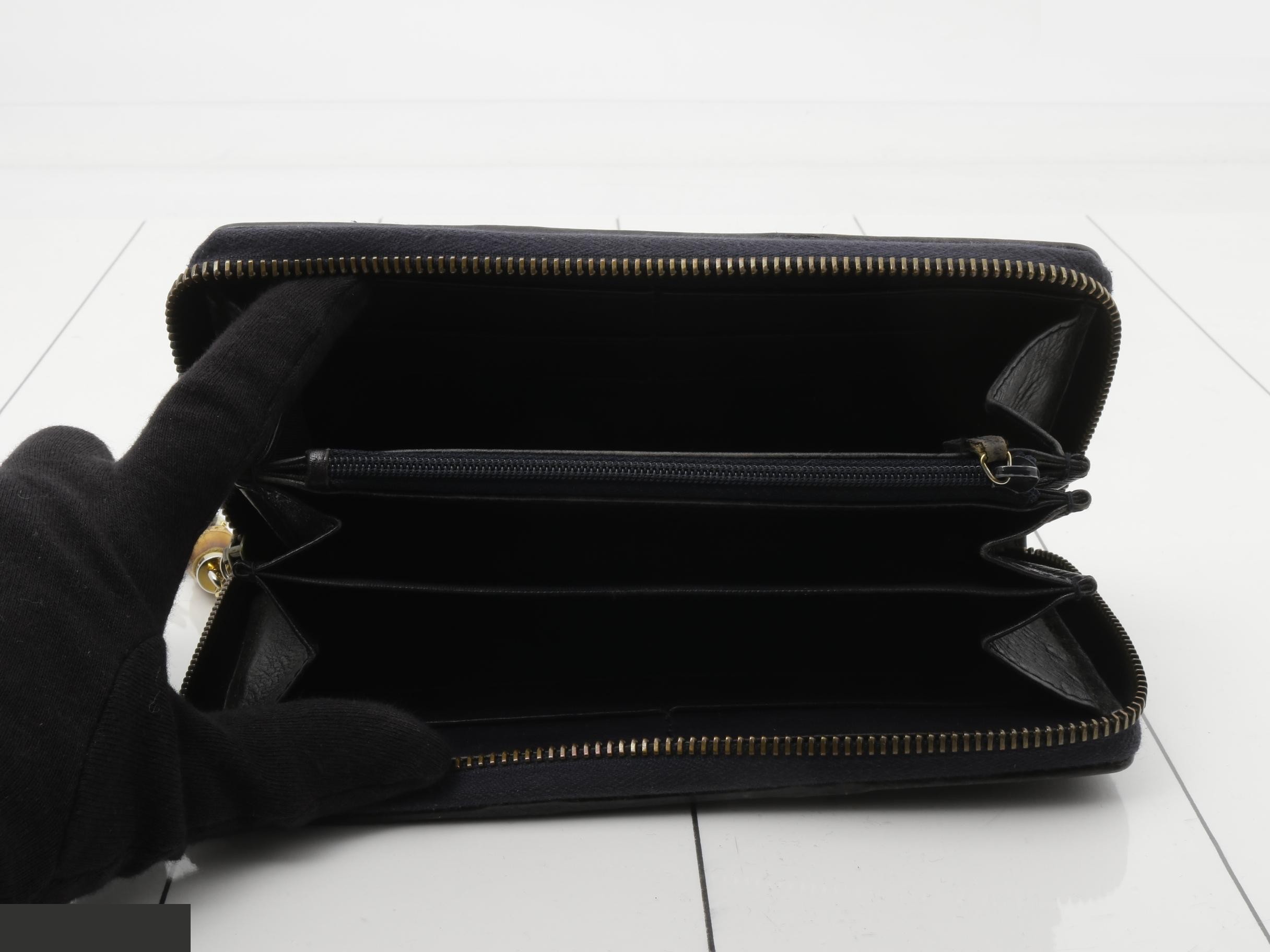 Round zipper long wallet — view 4