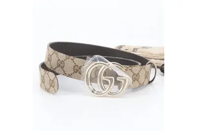 GG Canvas GG Marmont 625839 Leather Belt