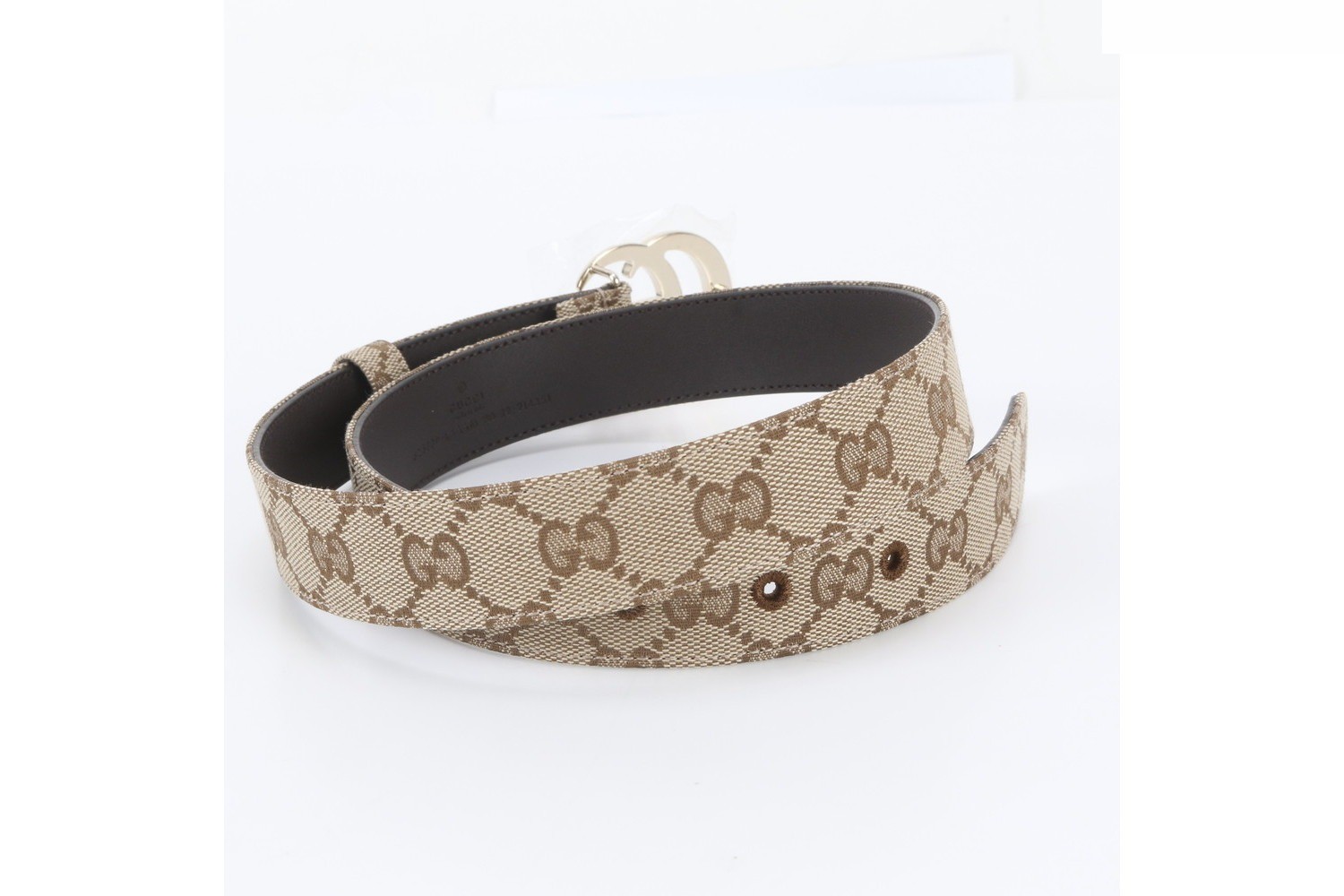 GG Canvas GG Marmont 625839 Leather Belt — view 2