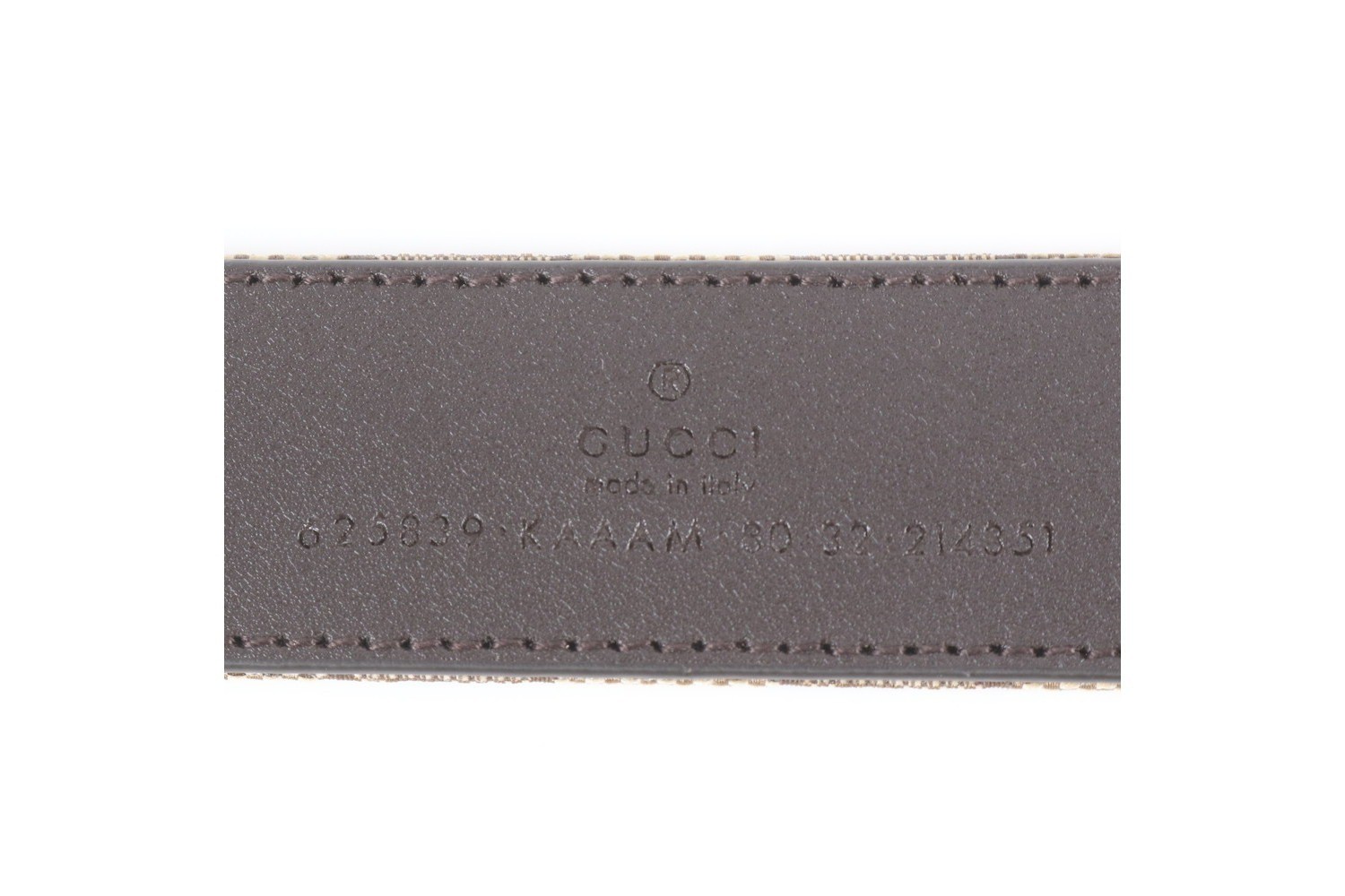 GG Canvas GG Marmont 625839 Leather Belt — view 7