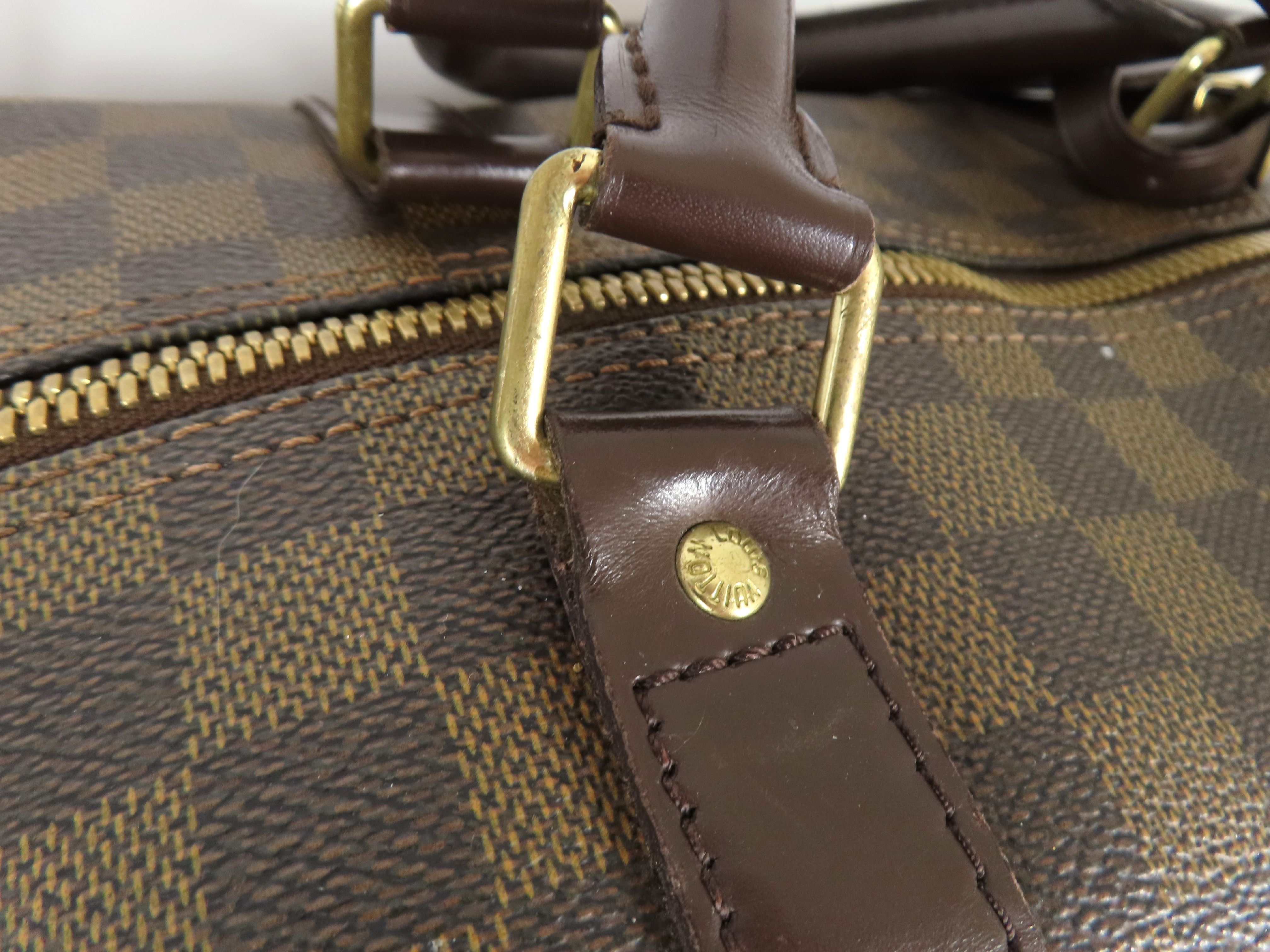 Damier FR- Damier Keepall 50 N41427 MB4027 Brown Boston Bag — view 5