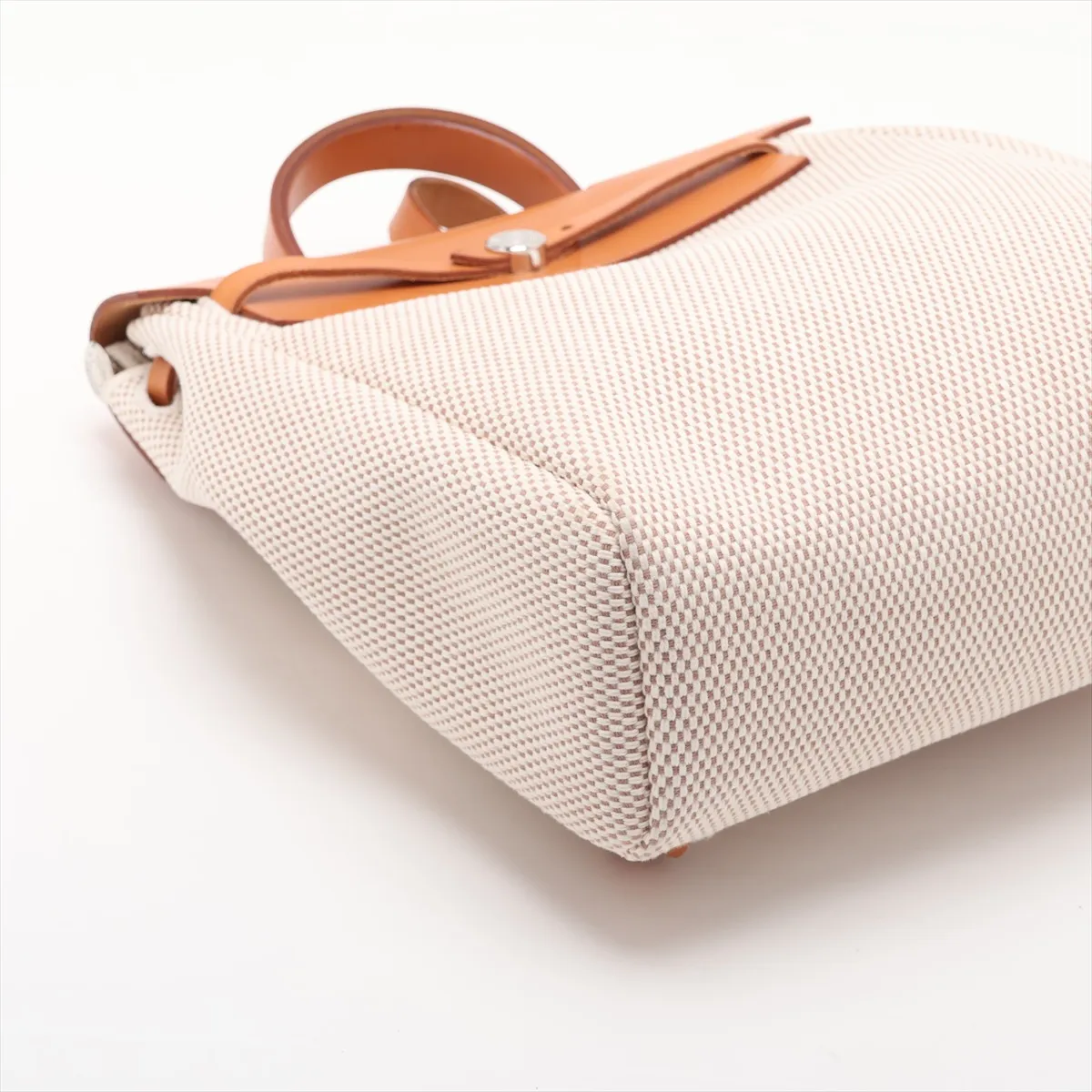 Herbag Ad PM Toile GM x Vache Hunter Beige x Natural Silver Hardware G: 2003 — view 4
