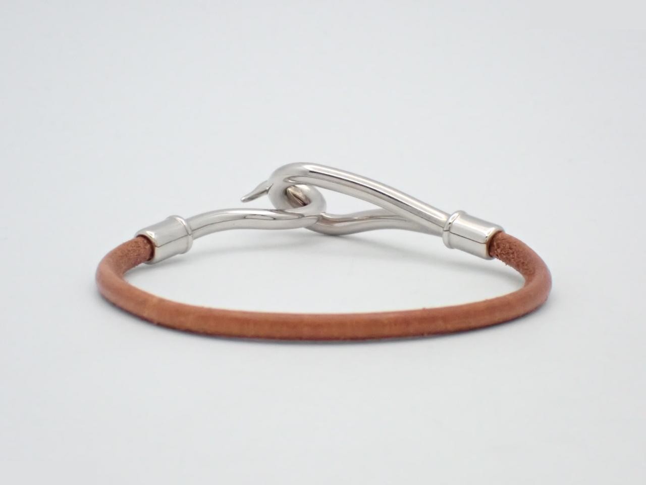 Leather bracelet, jumbo bracelet, wrist circumference approximately 16 cm — view 2