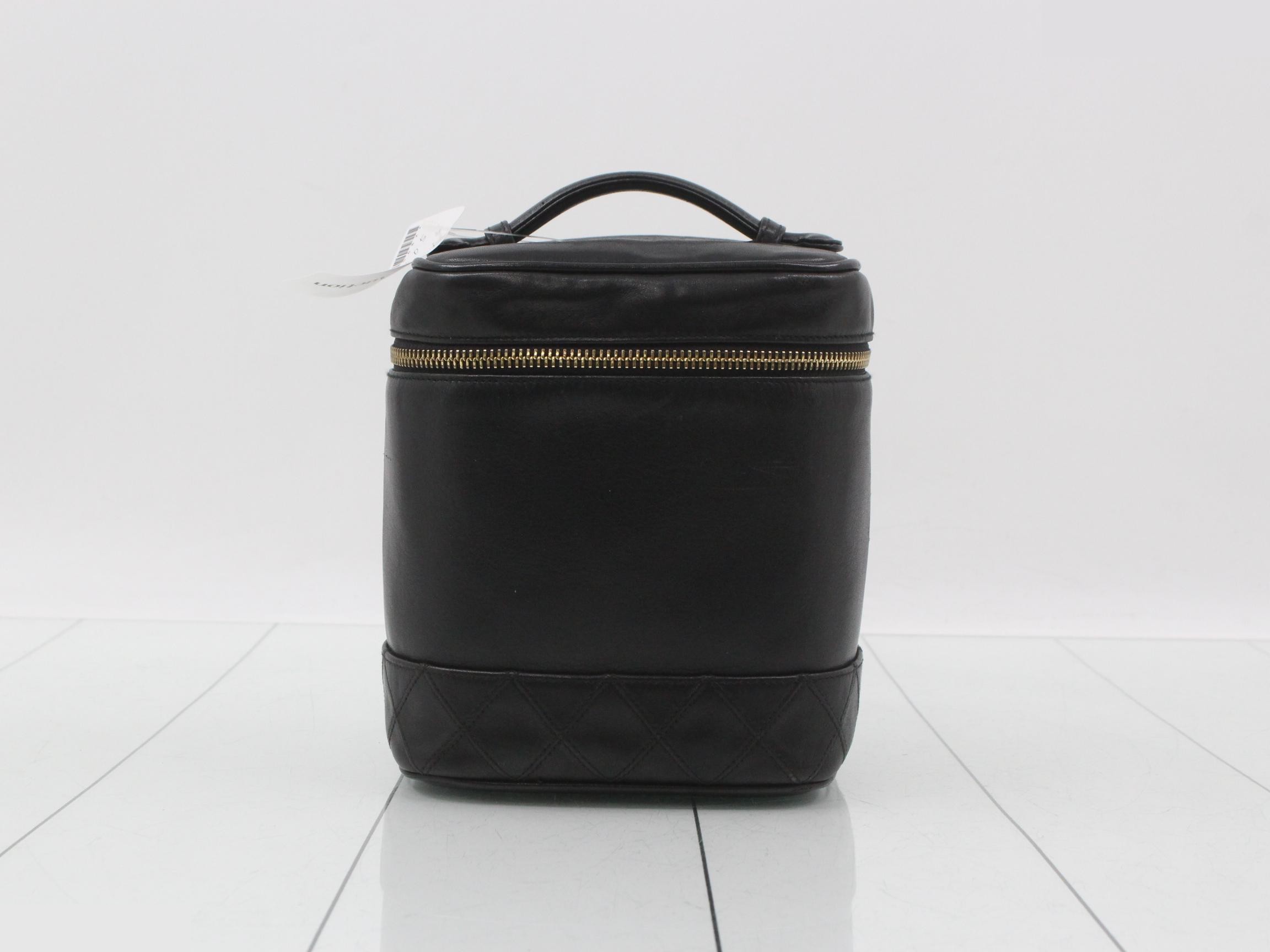 Lambskin Vanity Bag, Bicore, Gold Hardware
